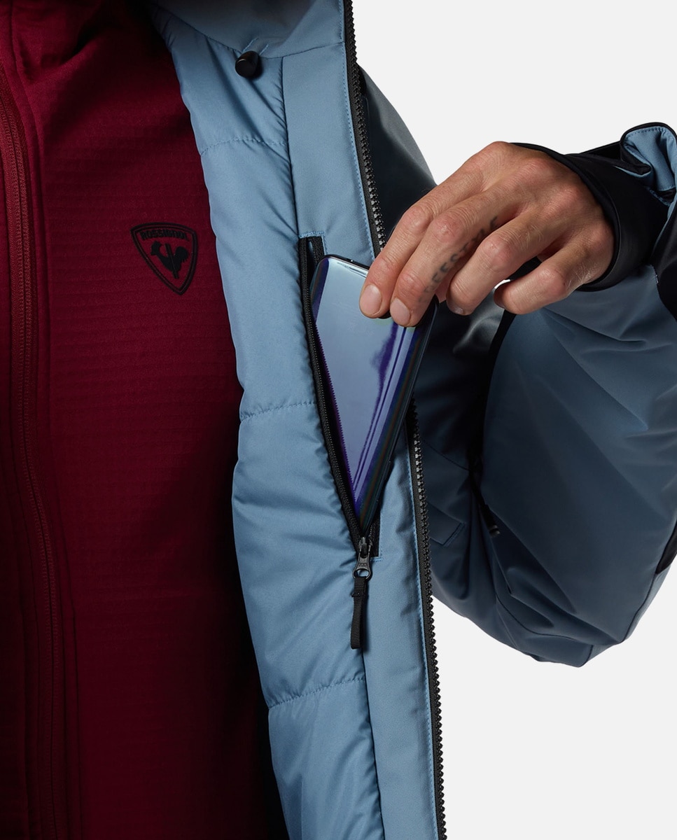 Chaqueta de esquí de hombre Rochrun Insulated JKT Rossignol - Negro / Azul Negro / Azul-8