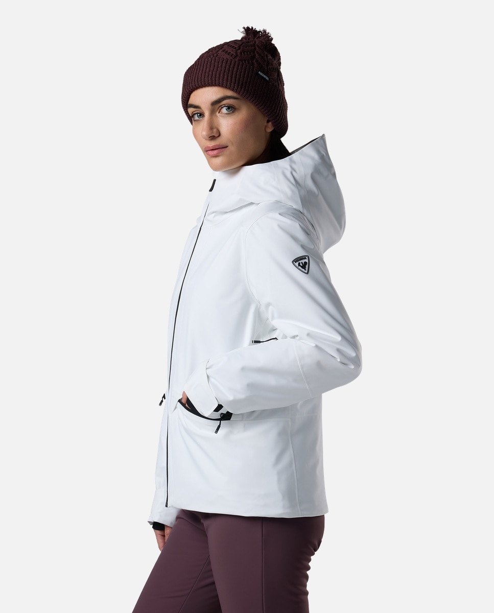 Chaqueta de esquí de mujer ROCHRUN INSULATED Rossignol - Blanco Blanco-3