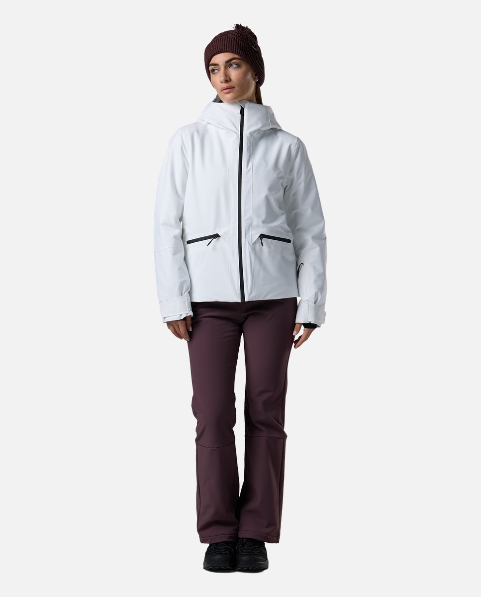 Chaqueta de esquí de mujer ROCHRUN INSULATED Rossignol - Blanco Blanco-4
