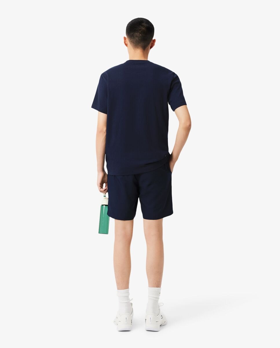 Pantalón de hombre corto de tenis de tafetán de rombos ligero - Lacoste - Azul Azul-2