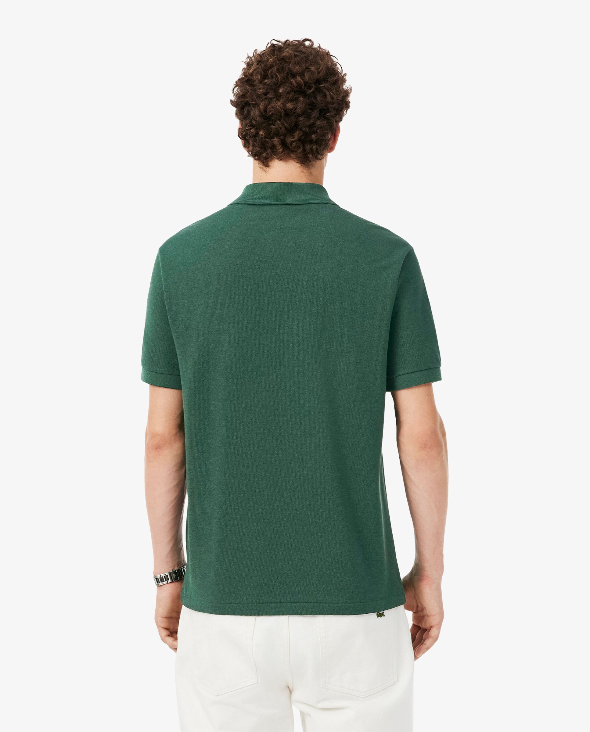 Polo de hombre jaspeado de corte clásico - Lacoste - Verde oscuro Verde oscuro-2