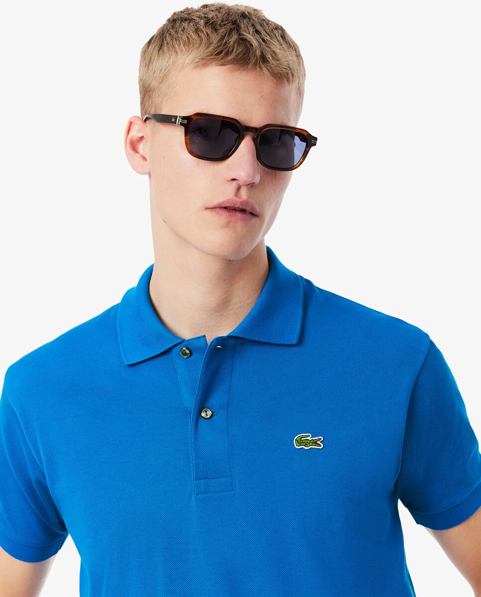 Polo de hombre original de corte clásico de manga corta - Lacoste - Azul Cobalto Azul Cobalto-3