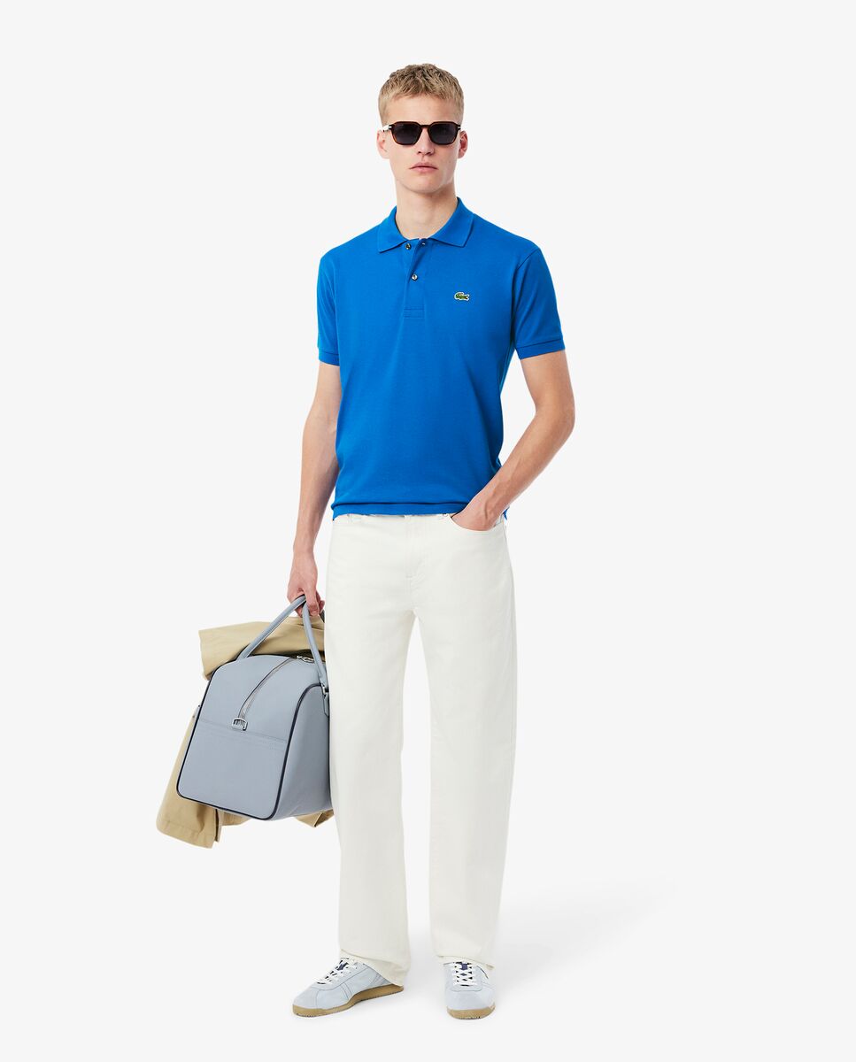 Polo de hombre original de corte clásico de manga corta - Lacoste - Azul Cobalto Azul Cobalto-4