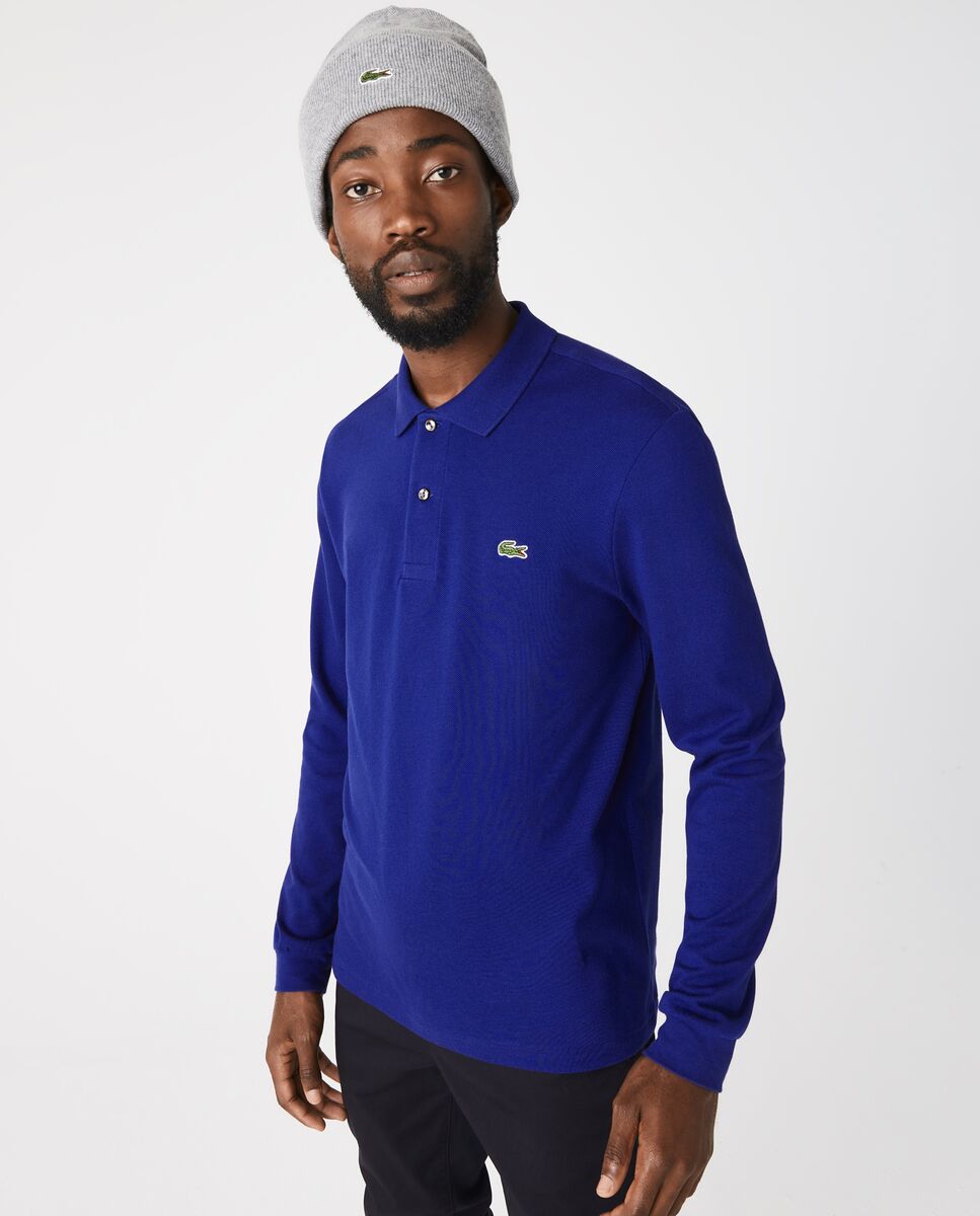 Polo de hombre de corte clásico de manga larga - Lacoste - Azul Azul-3