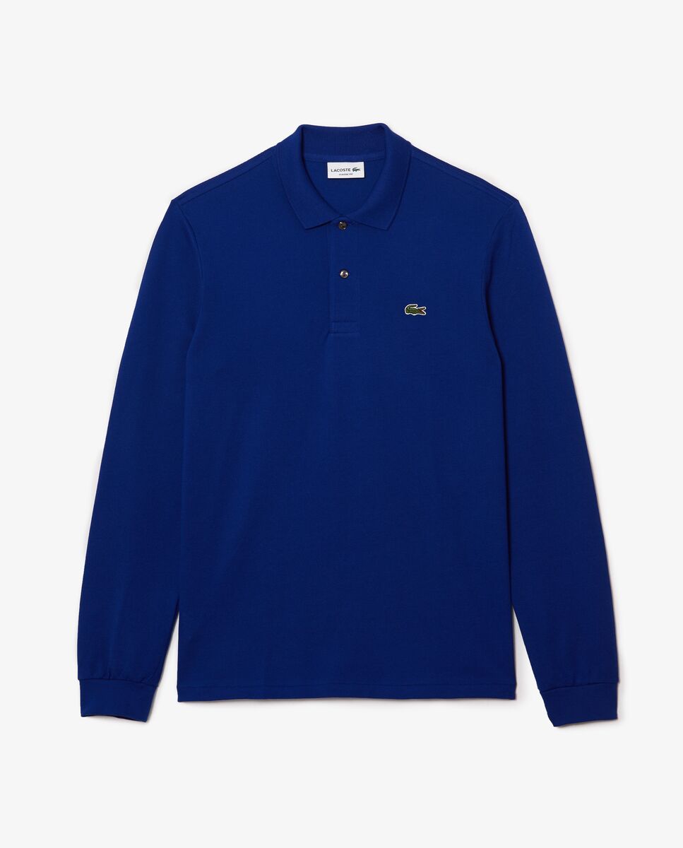 Polo de hombre de corte clásico de manga larga - Lacoste - Azul Azul-5