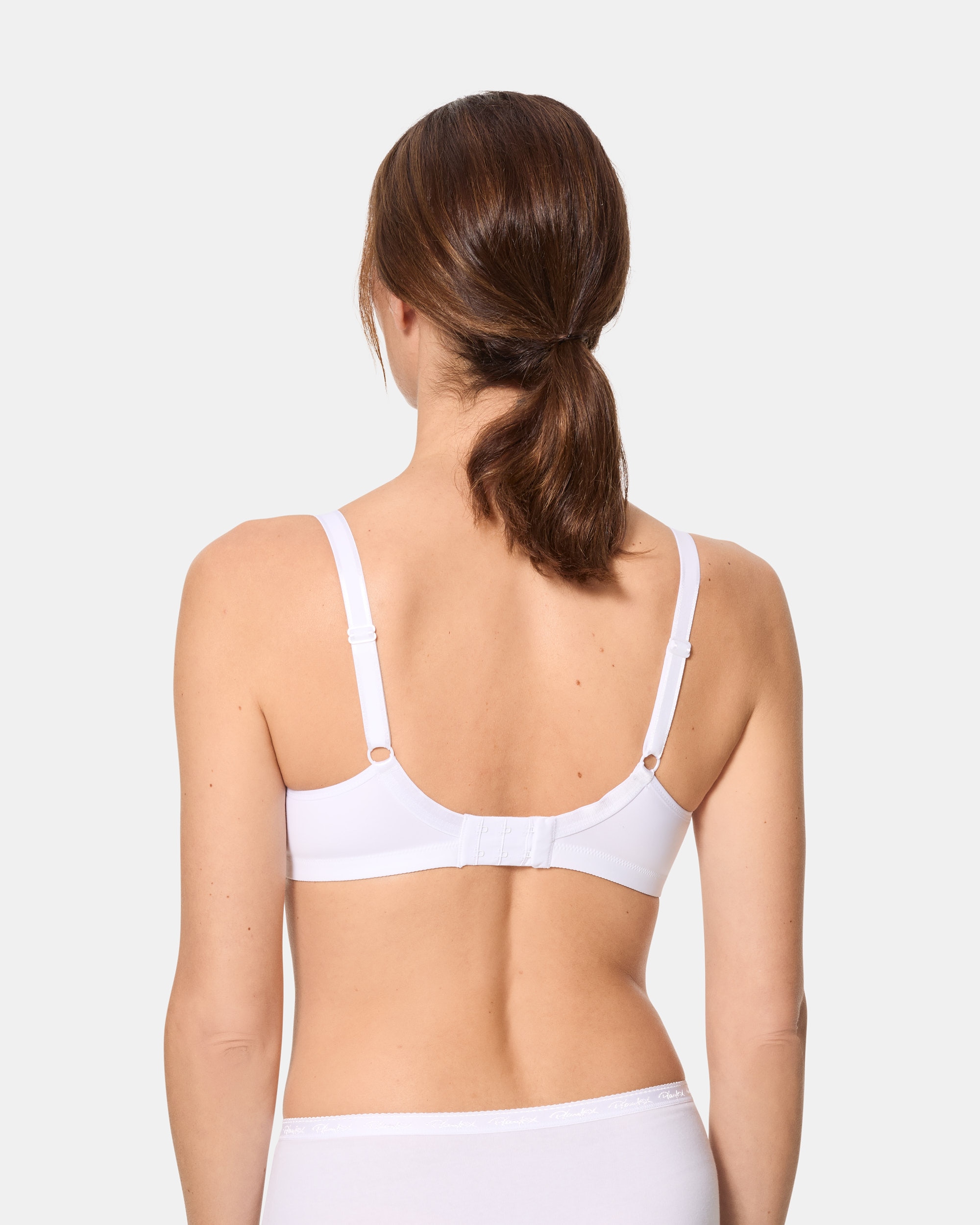 Sujetador sin aros de microfibra - Playtex - Blanco Blanco-2