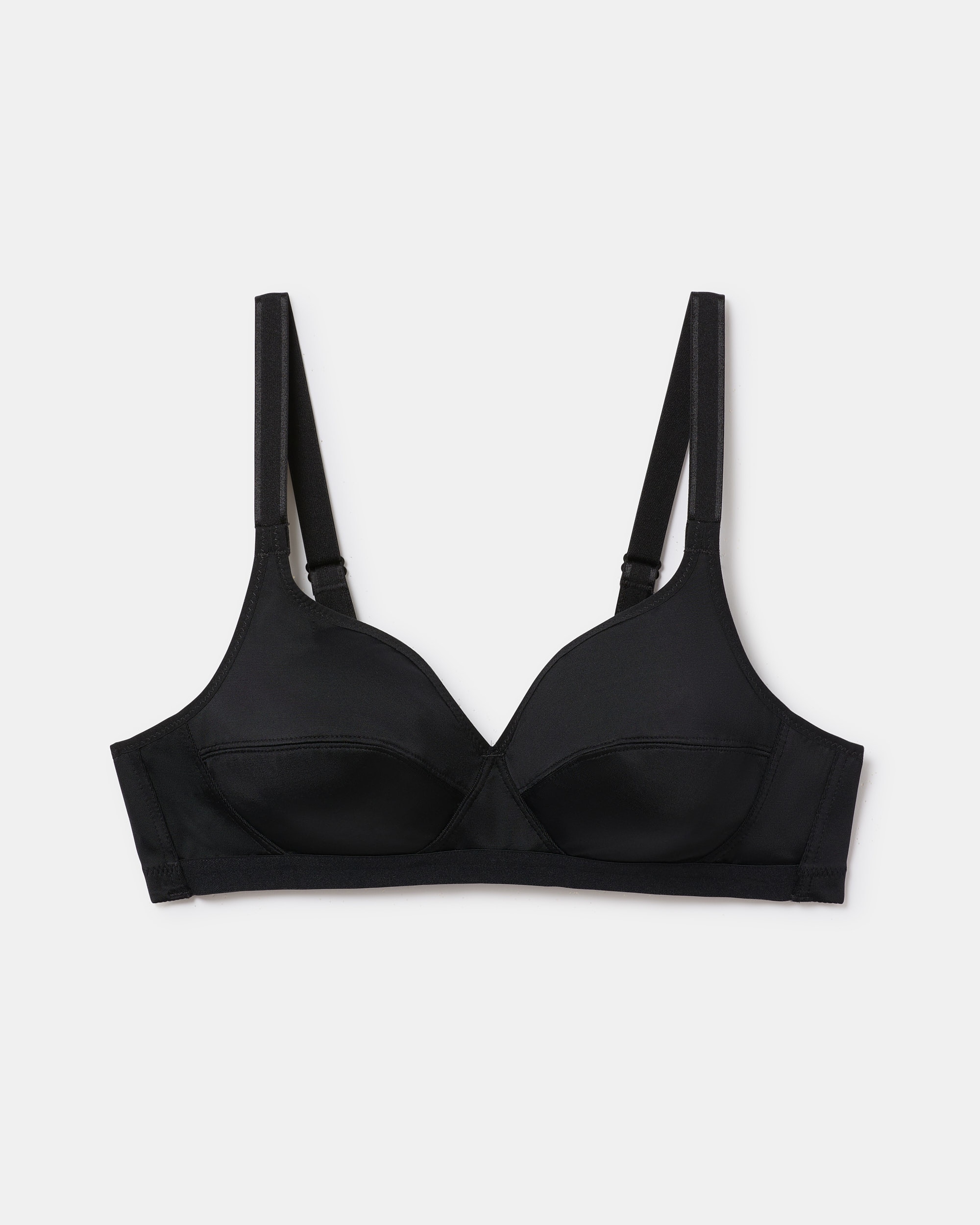 Sujetador sin aros de microfibra - Playtex - Negro Negro-4