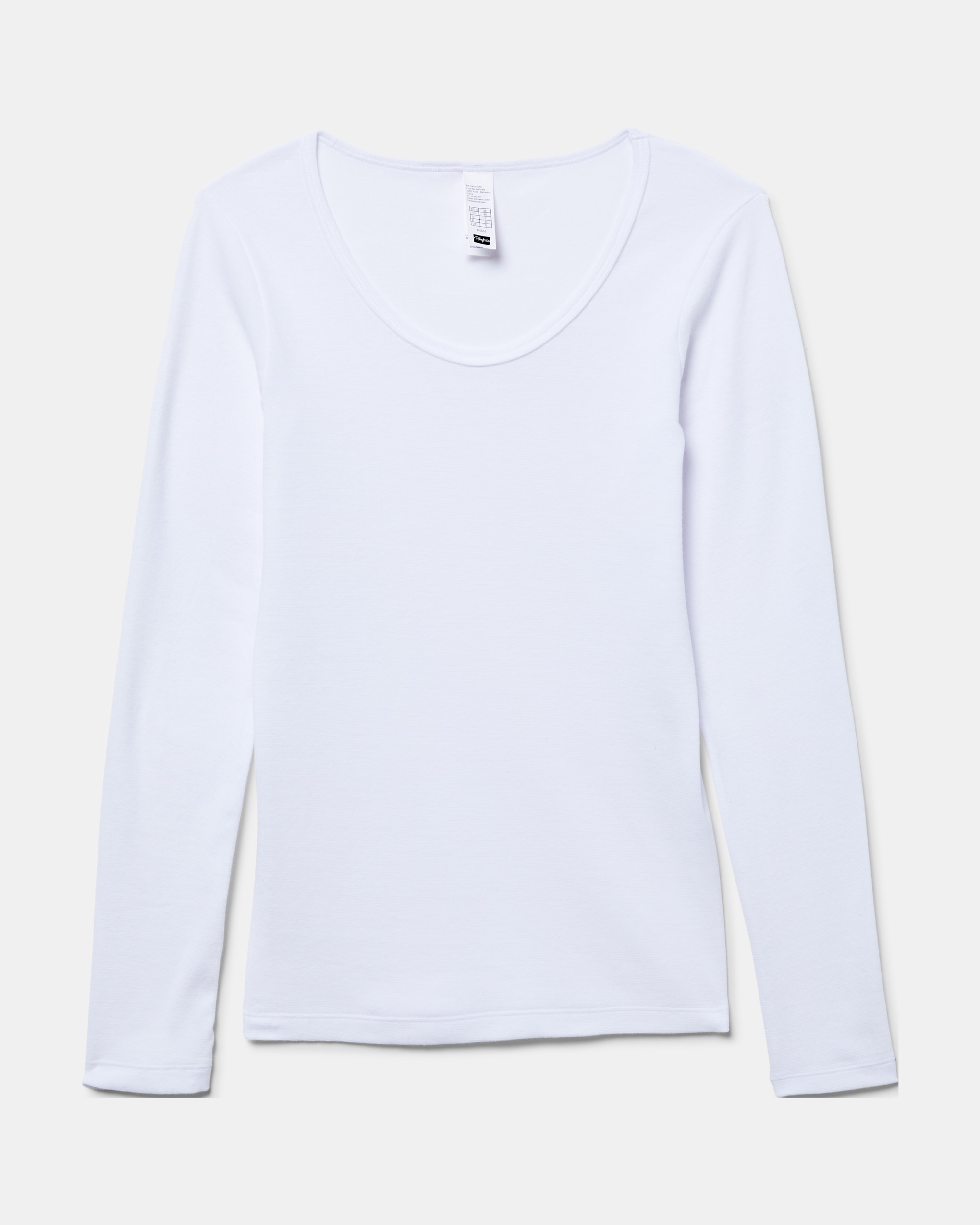 Imagen 4 de Camiseta interior de mujer de manga larga sin costuras laterales - Playtex - Blanco Blanco