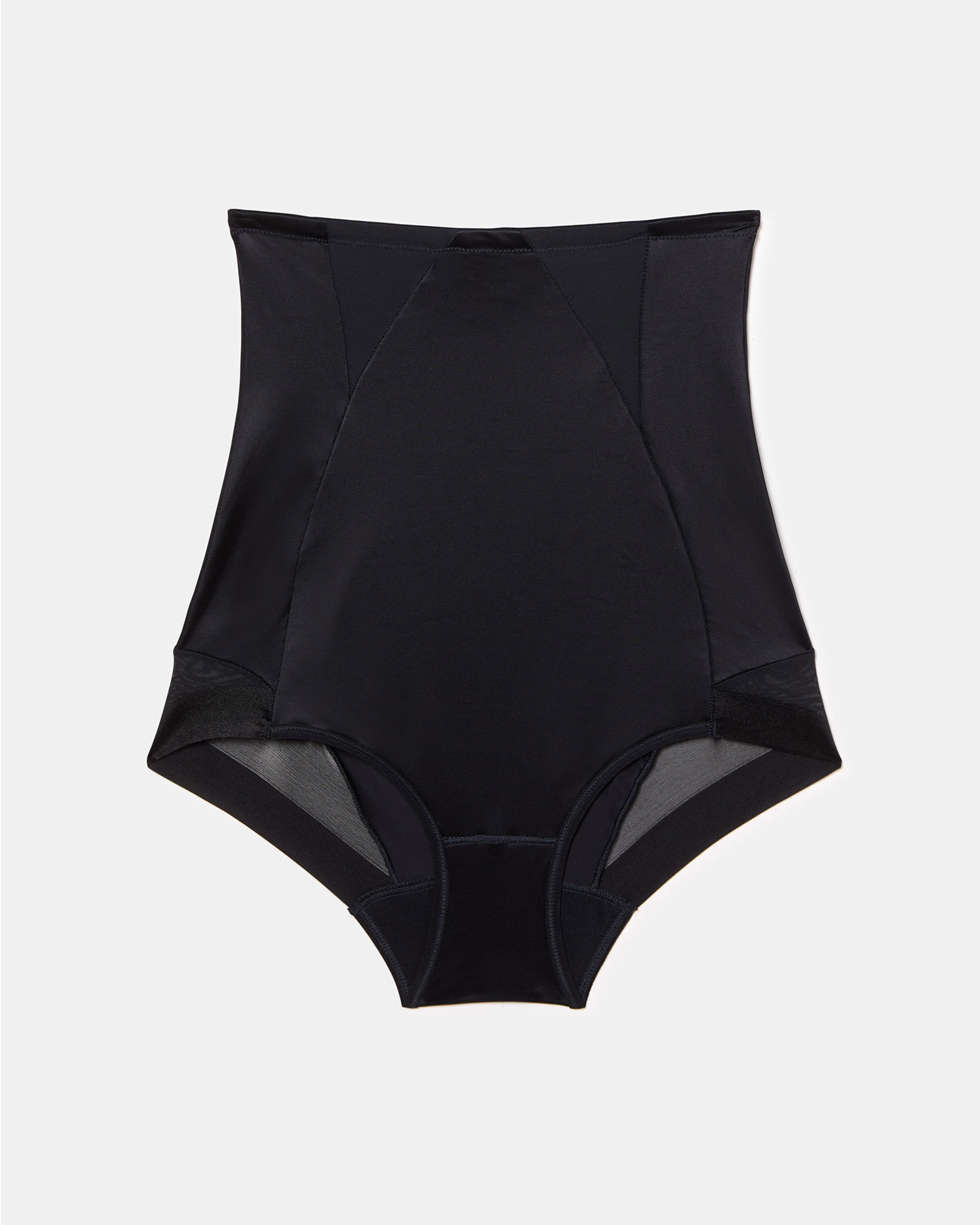 Faja corpiño con detalles en tul - Playtex - Negro Negro-4
