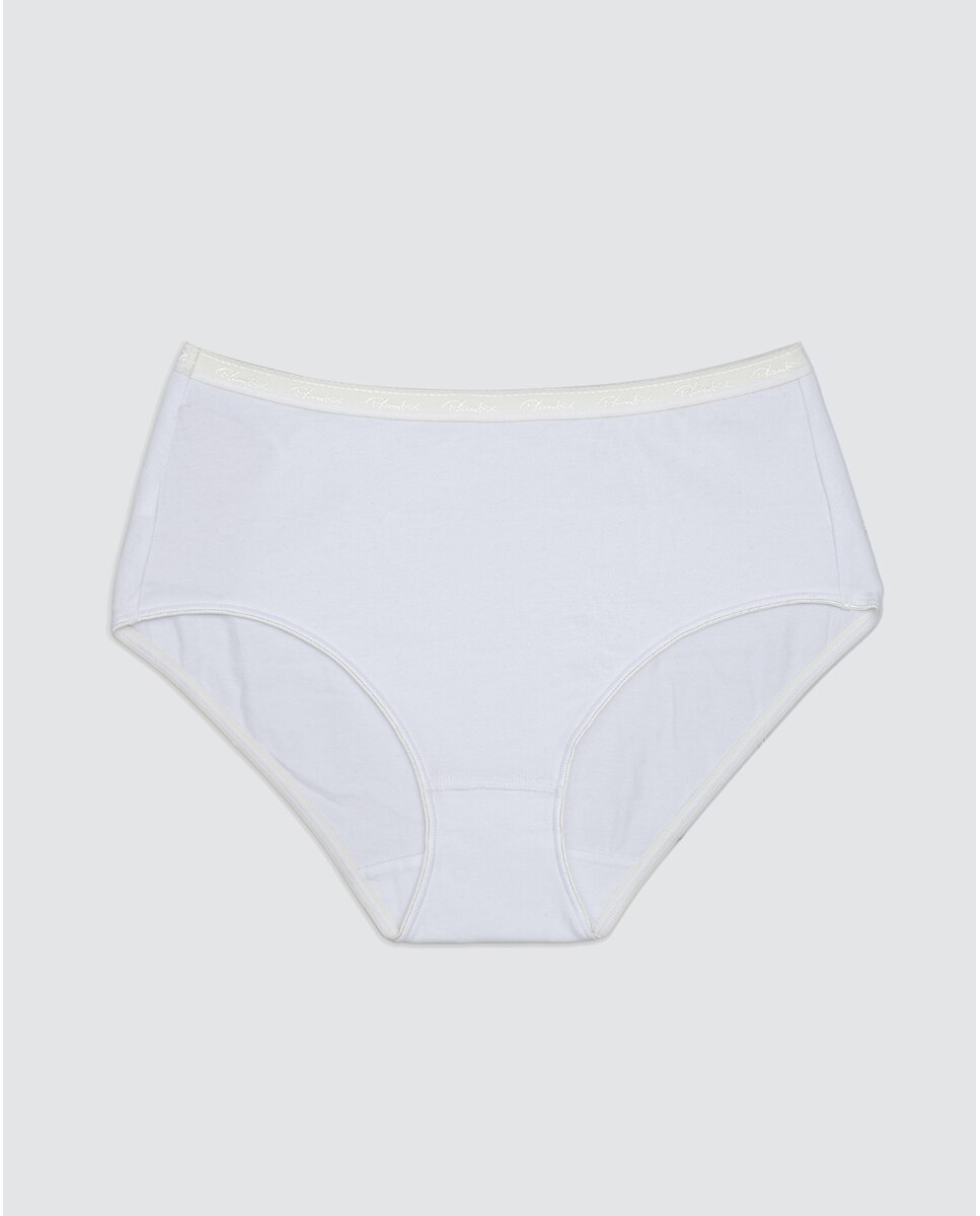 Pack de 2 bragas altas de algodón orgánico · Playtex