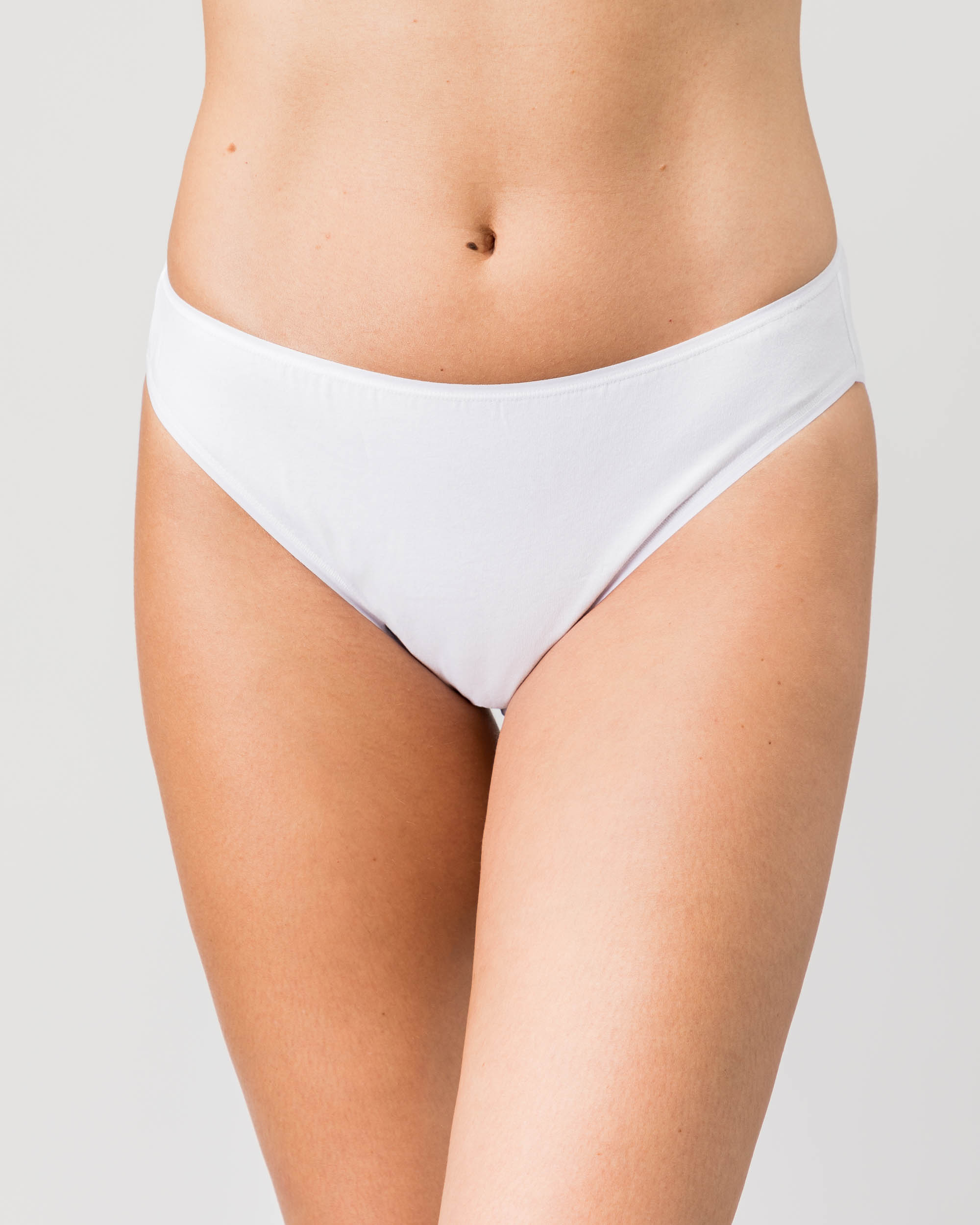 Pack de dos bragas bikini de algodón orgánico - Playtex - Blanco Blanco-3