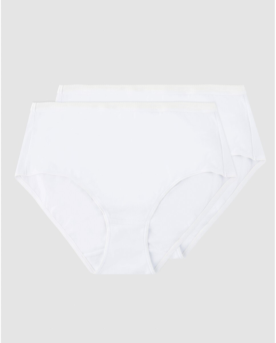 Pack de 2 bragas bikini de algodón orgánico · Playtex