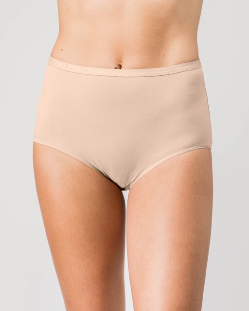 Imagen 0 de Pack de dos bragas altas de algodón orgánico