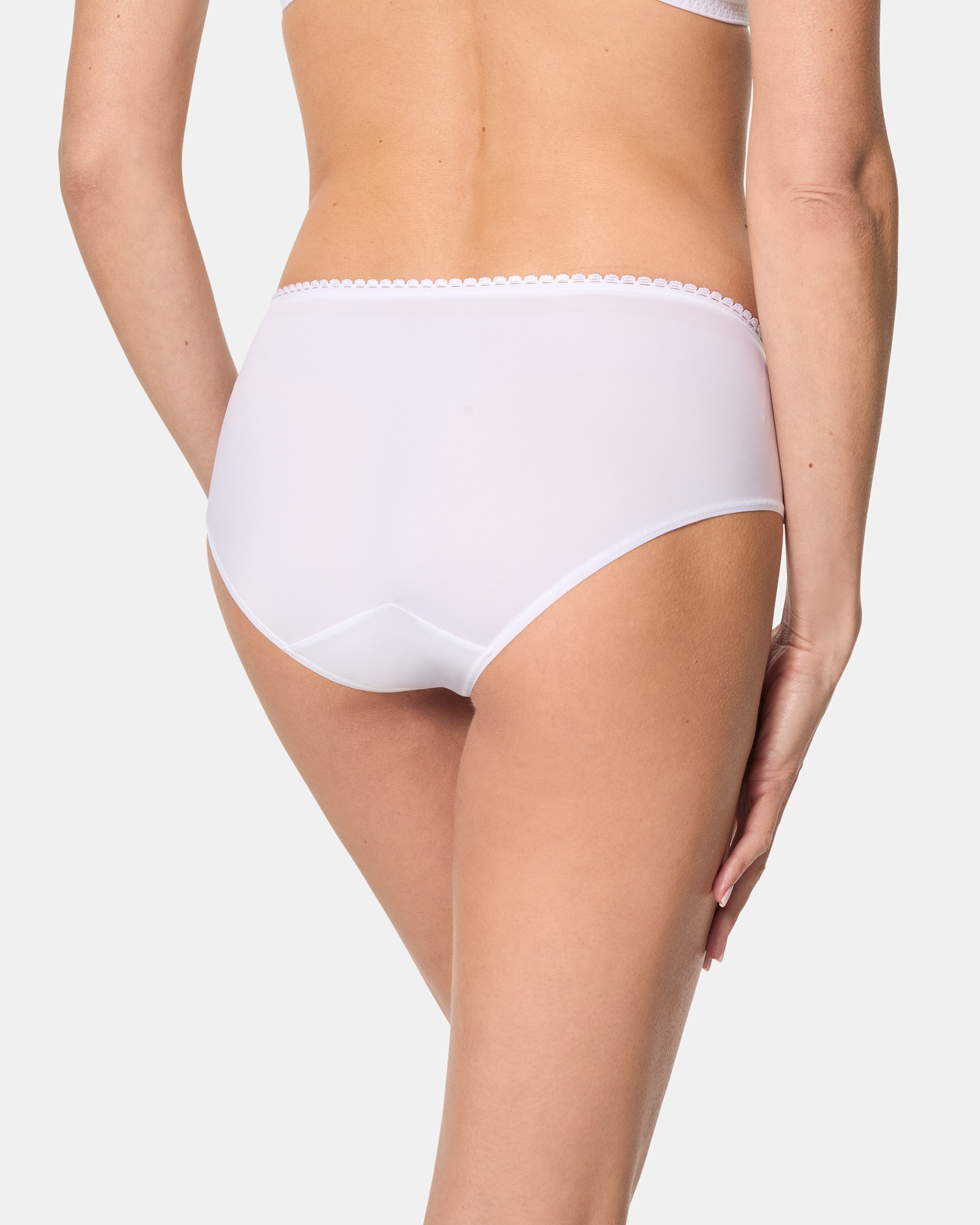 Braga midi eco-responsable de encaje reciclado - Playtex - Blanco Blanco-2