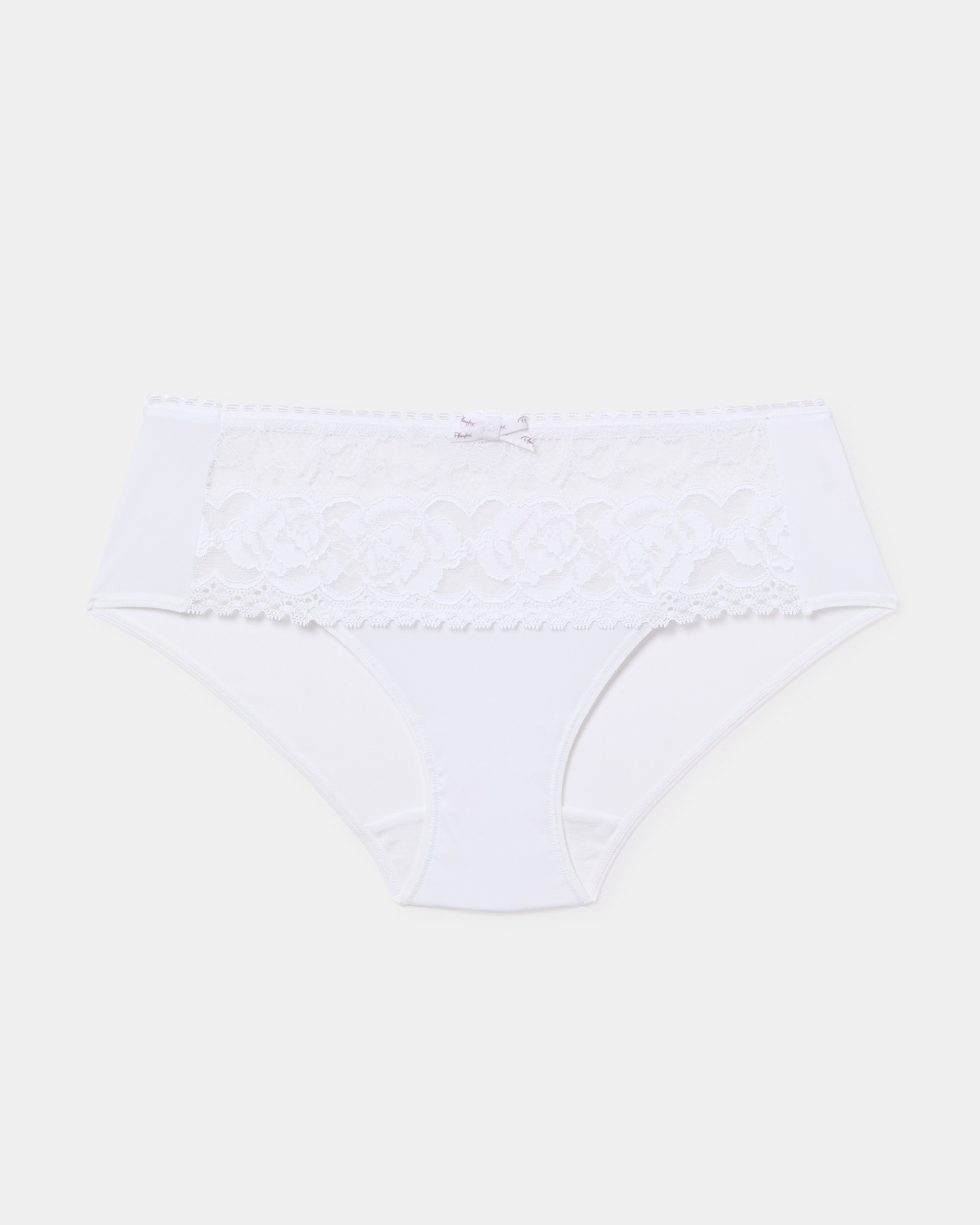 Braga midi eco-responsable de encaje reciclado - Playtex - Blanco Blanco-5