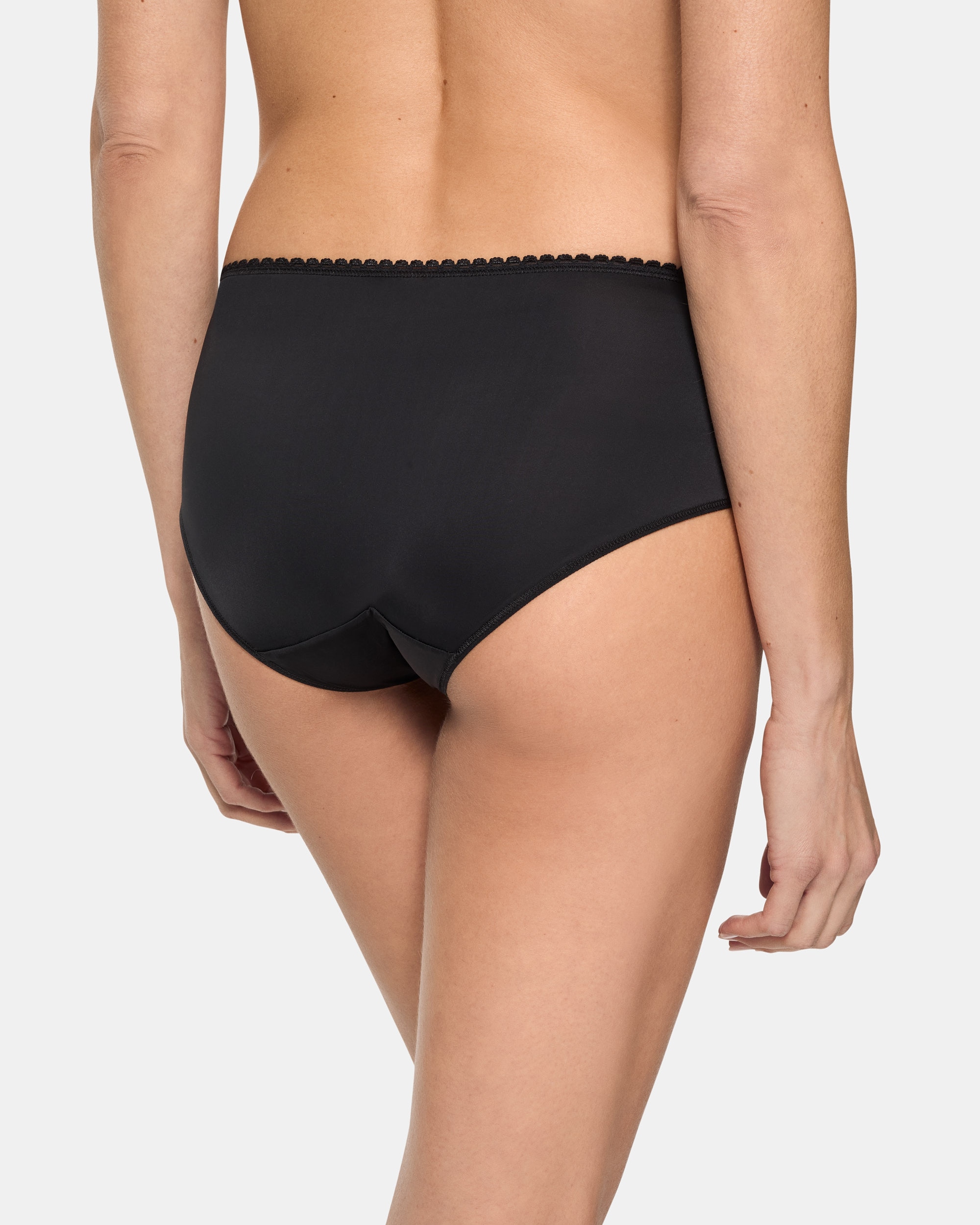 Braga midi eco-responsable de encaje reciclado - Playtex - Negro Negro-2