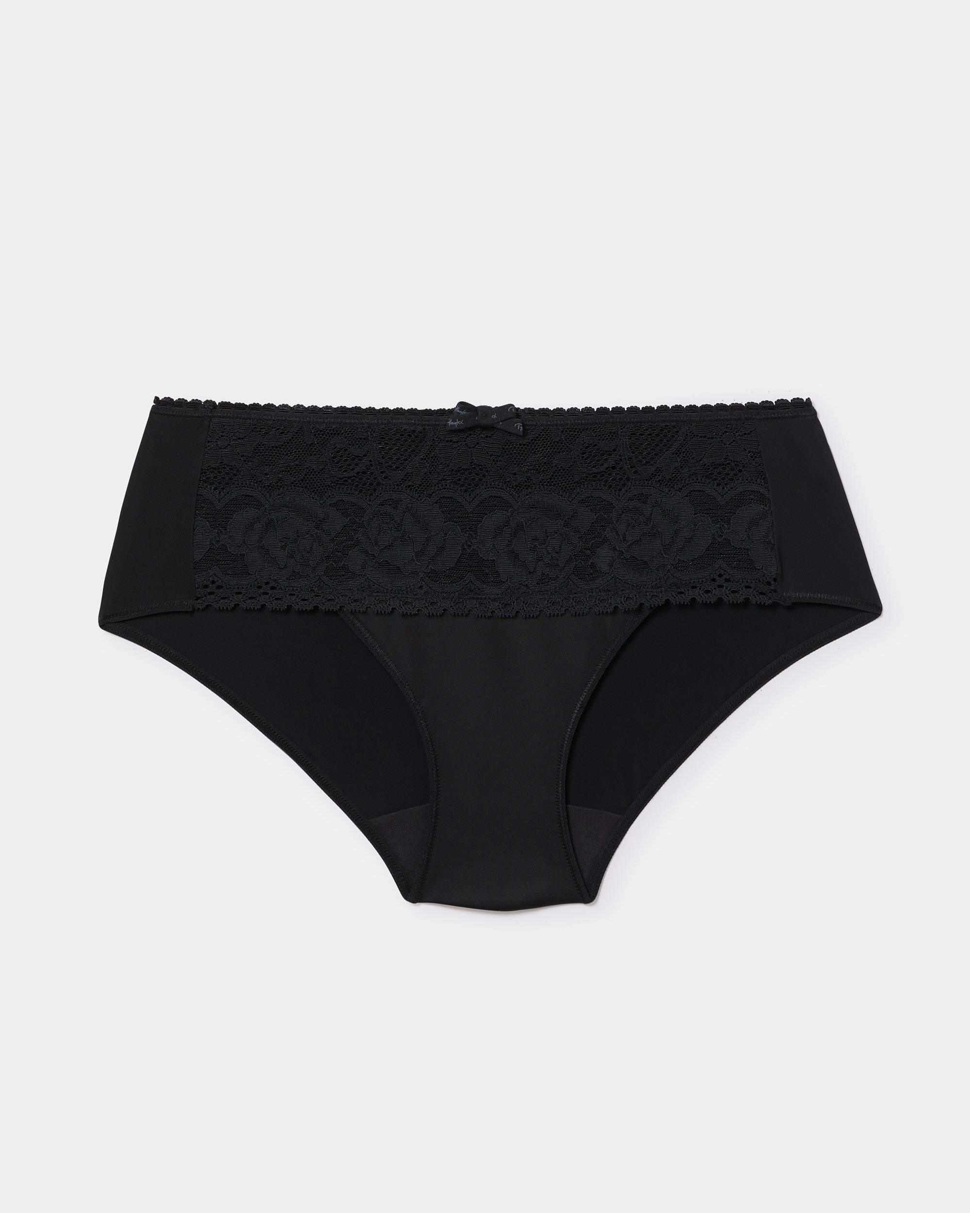 Braga midi eco-responsable de encaje reciclado - Playtex - Negro Negro-5