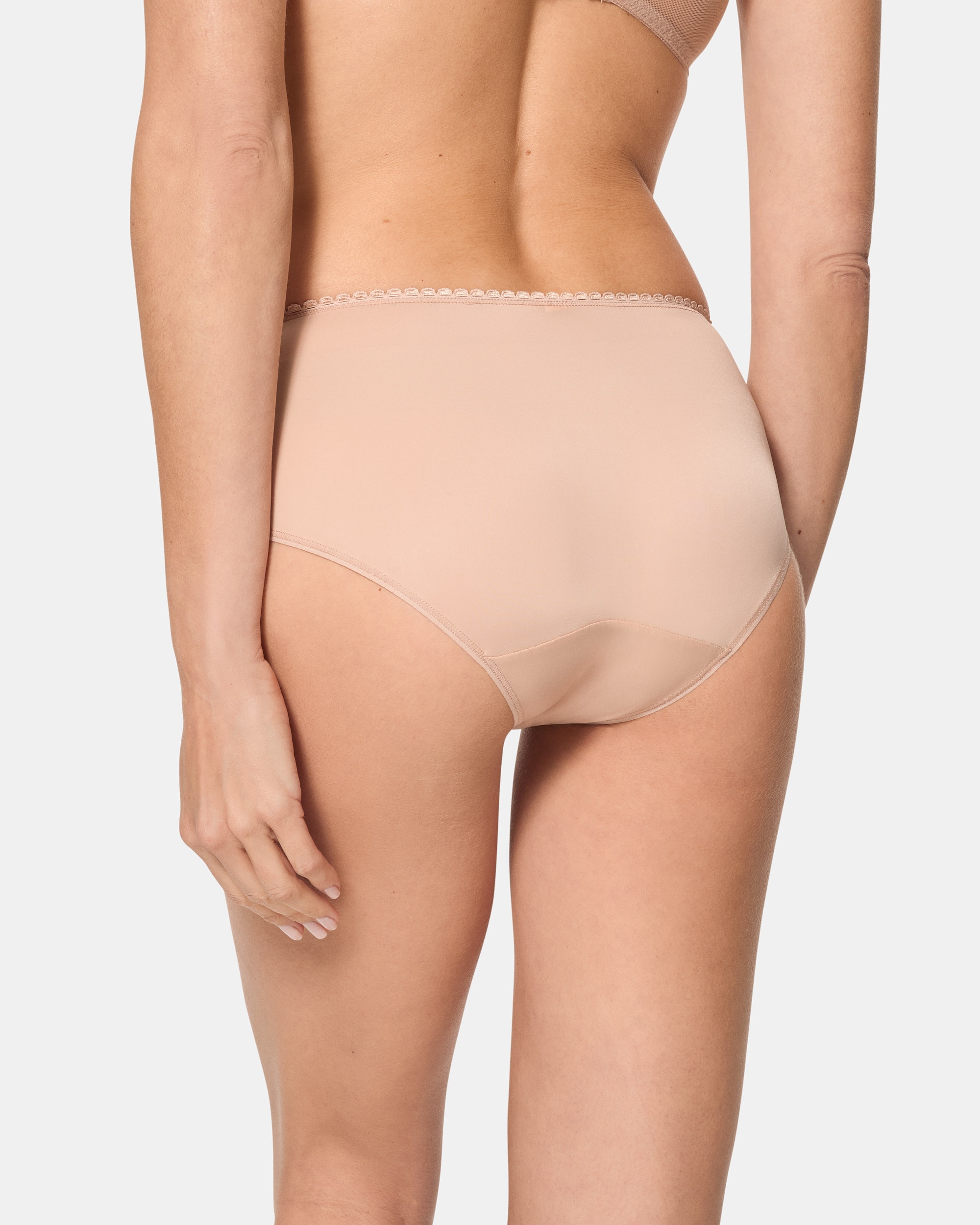 Braga midi eco-responsable de encaje reciclado - Playtex - Natural Natural-2