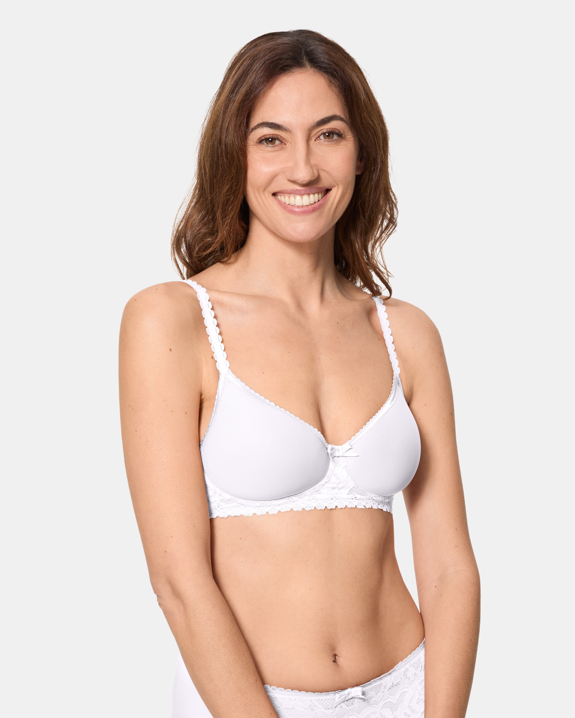 Playtex - Sujetador sin aros preformado Spacer de microfibra transpirable.