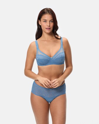 Sujetador con aros con encaje reciclado y tul · Playtex · El Corte