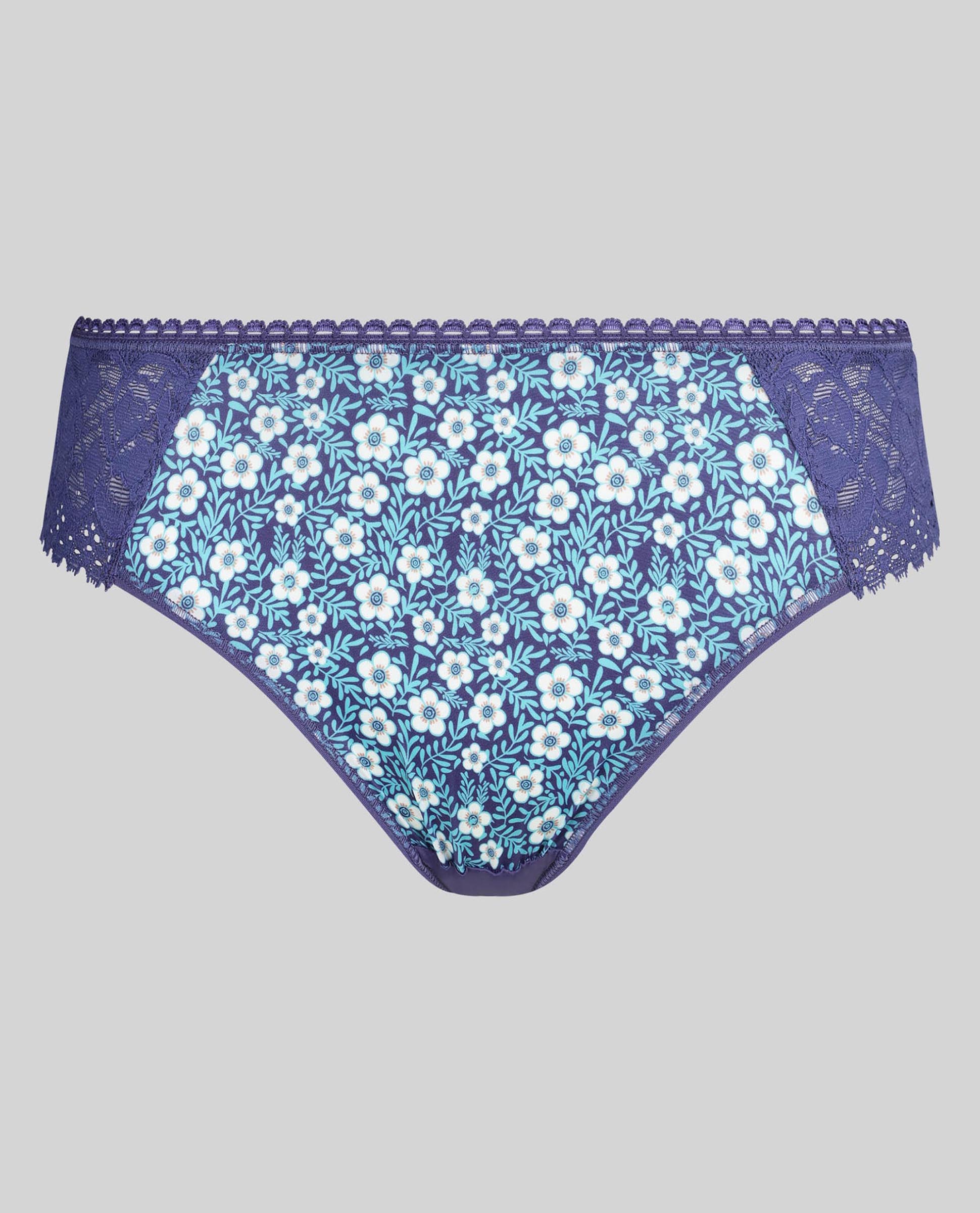 Braga clásica con encaje floral delantero - Playtex - Azul Azul-5