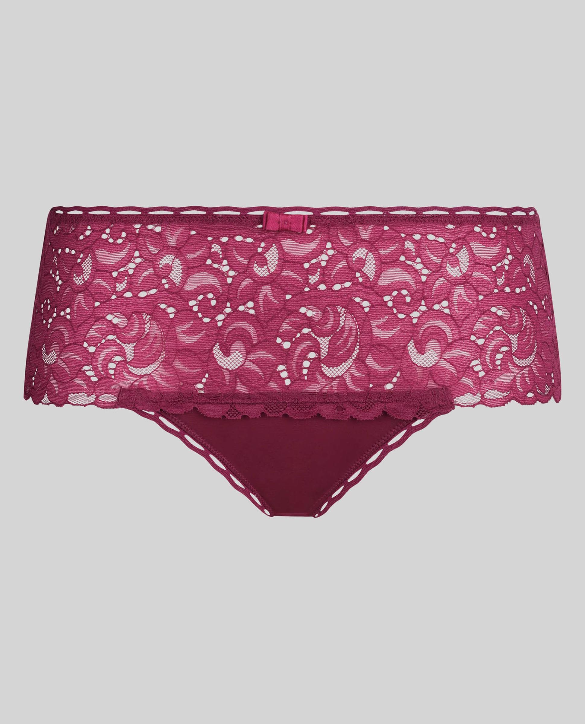 Braga eco-responsable con encaje cruzado mágico femenino reciclado - Playtex - Burdeos Burdeos-5