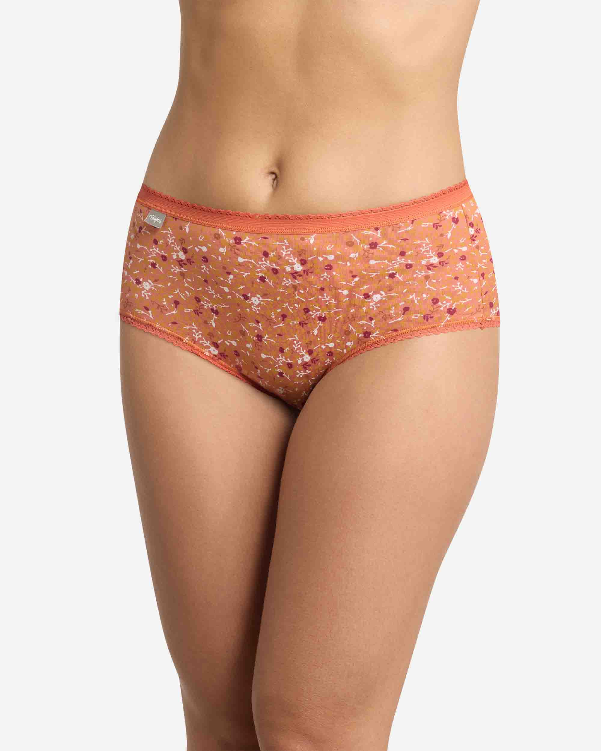 Pack de 3 bragas midi de algodón cotton stretch - Playtex - Multicolor Multicolor-4