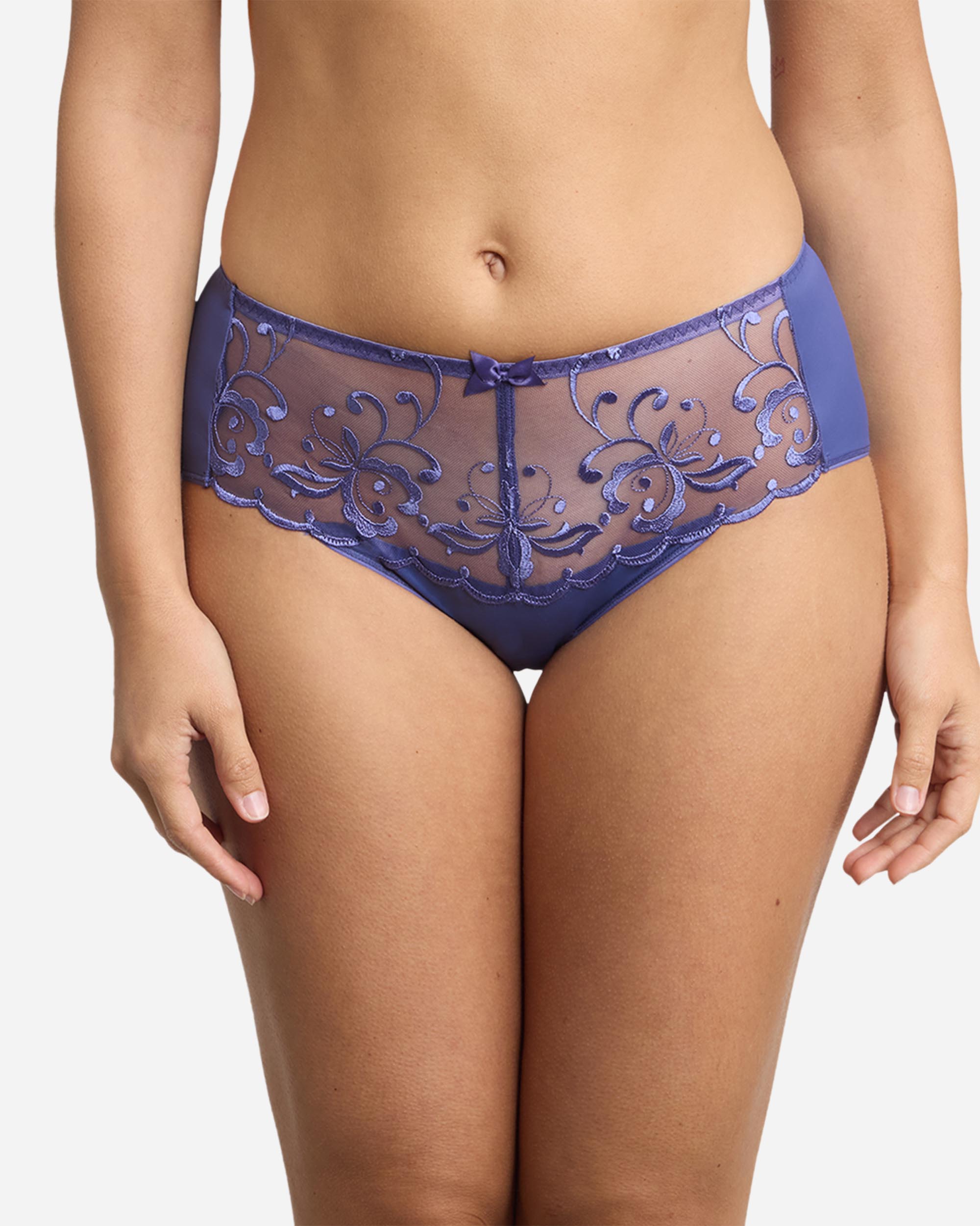 Imagen 1 de Pack de 3 bragas midi de algodón cotton stretch - Playtex - Azul Azul