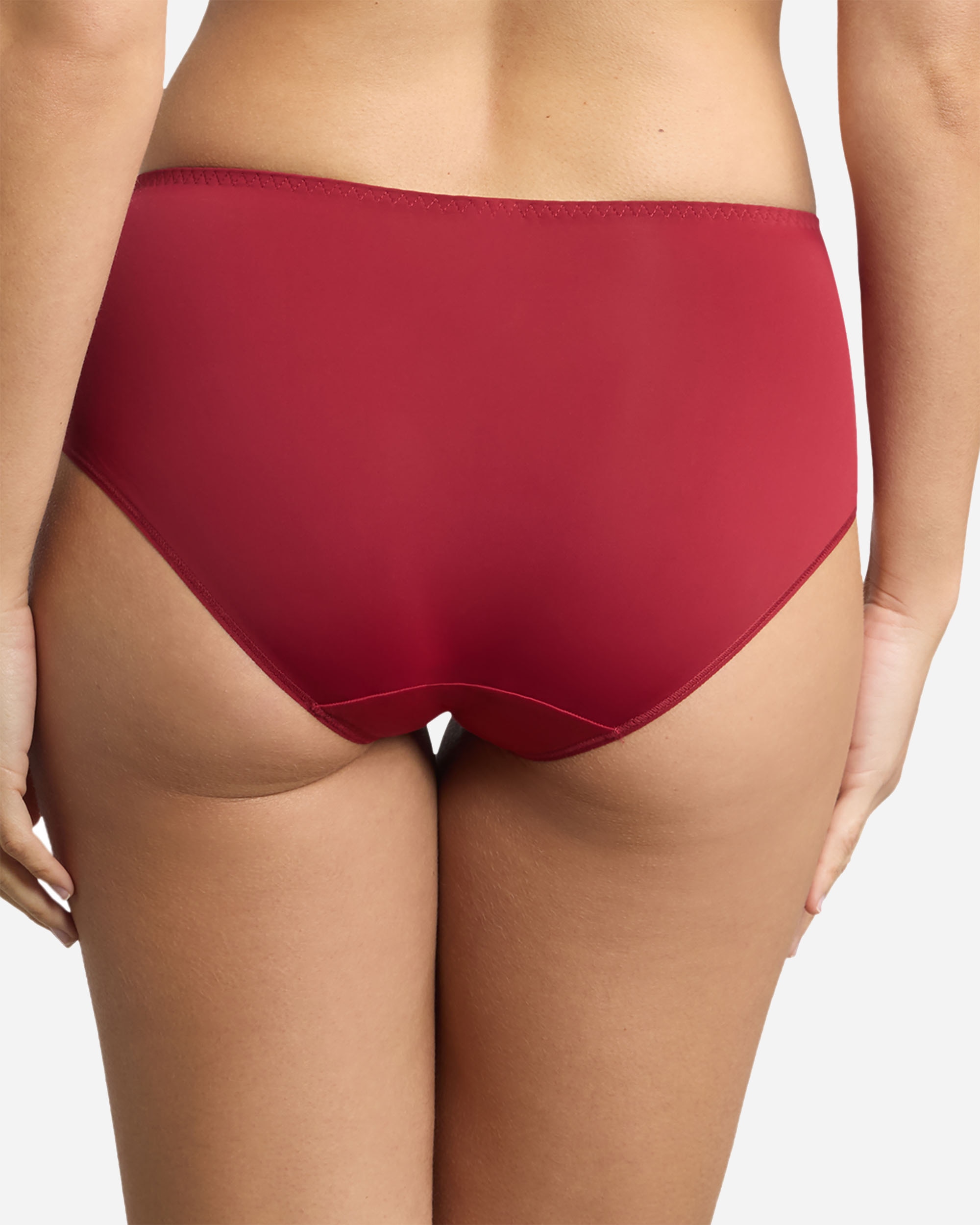 Imagen 2 de Pack de 3 bragas midi de algodón cotton stretch - Playtex - Rojo Rojo