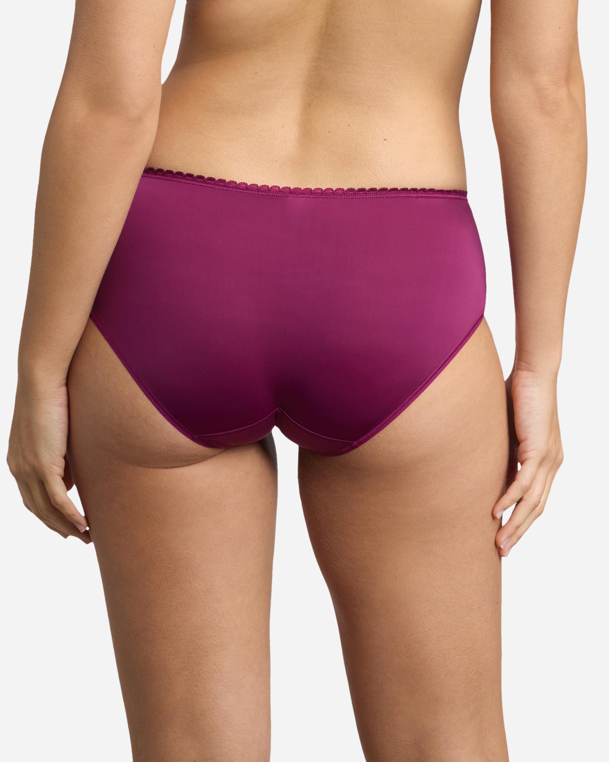 Braga midi eco-responsable de encaje reciclado - Playtex - Violeta Violeta-2