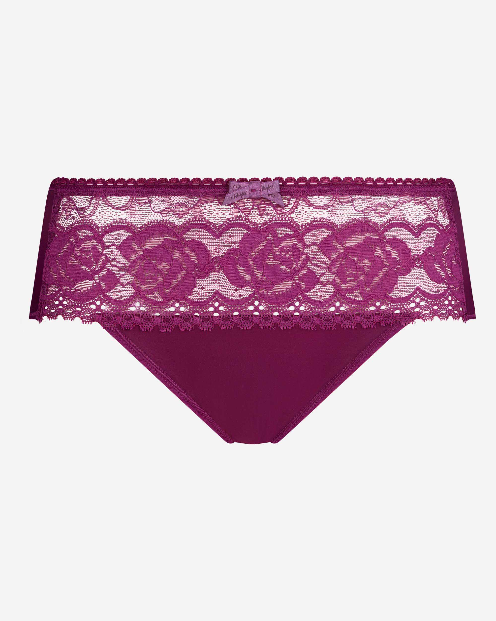 Braga midi eco-responsable de encaje reciclado - Playtex - Violeta Violeta-5