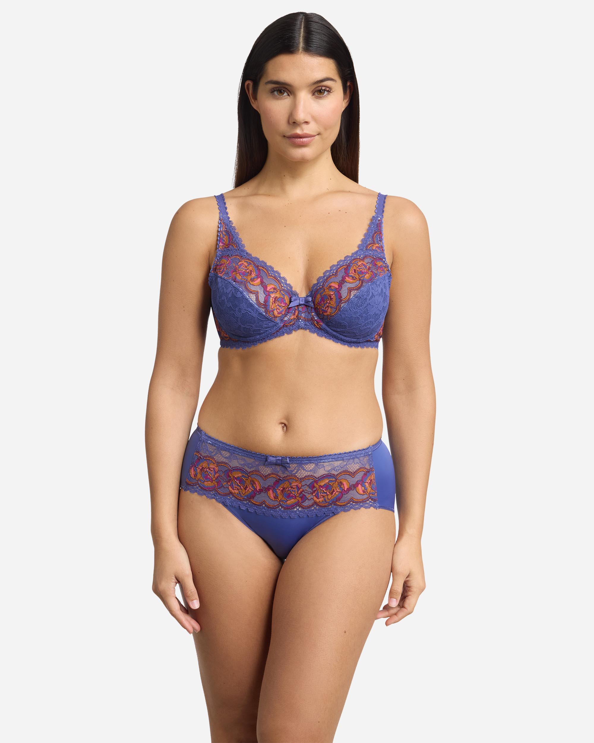 Imagen 4 de Sujetador con aro de encaje reciclado floral - Playtex - Multicolor Multicolor