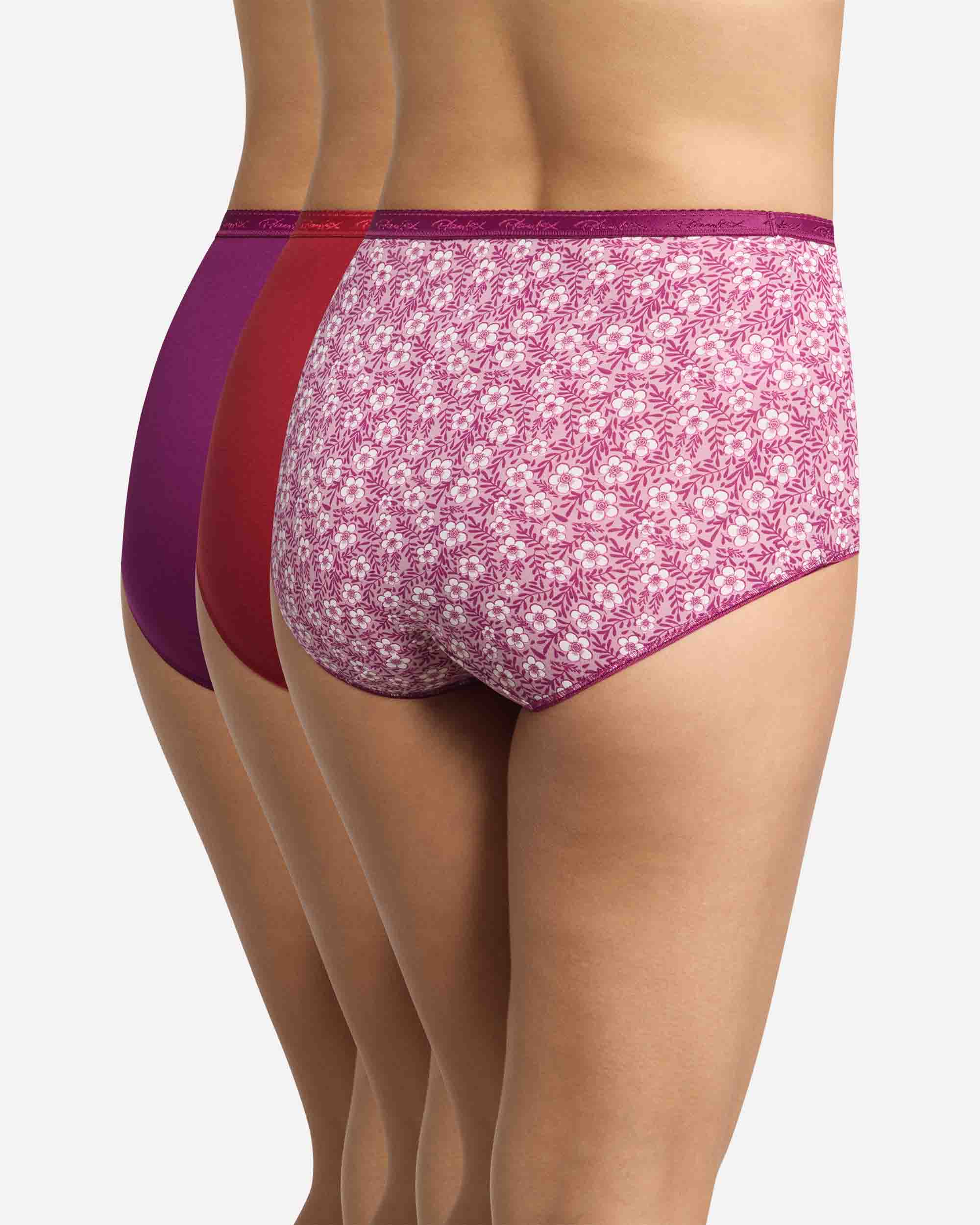 Pack de tres bragas altas de algodón orgánico - Playtex - Multicolor Multicolor-2
