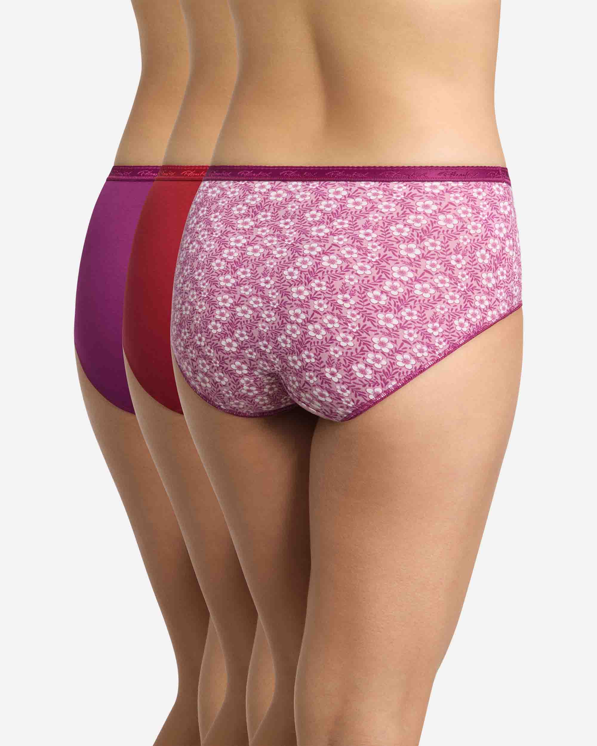Pack de tres bragas clásicas de algodón orgánico - Playtex - Multicolor Multicolor-2