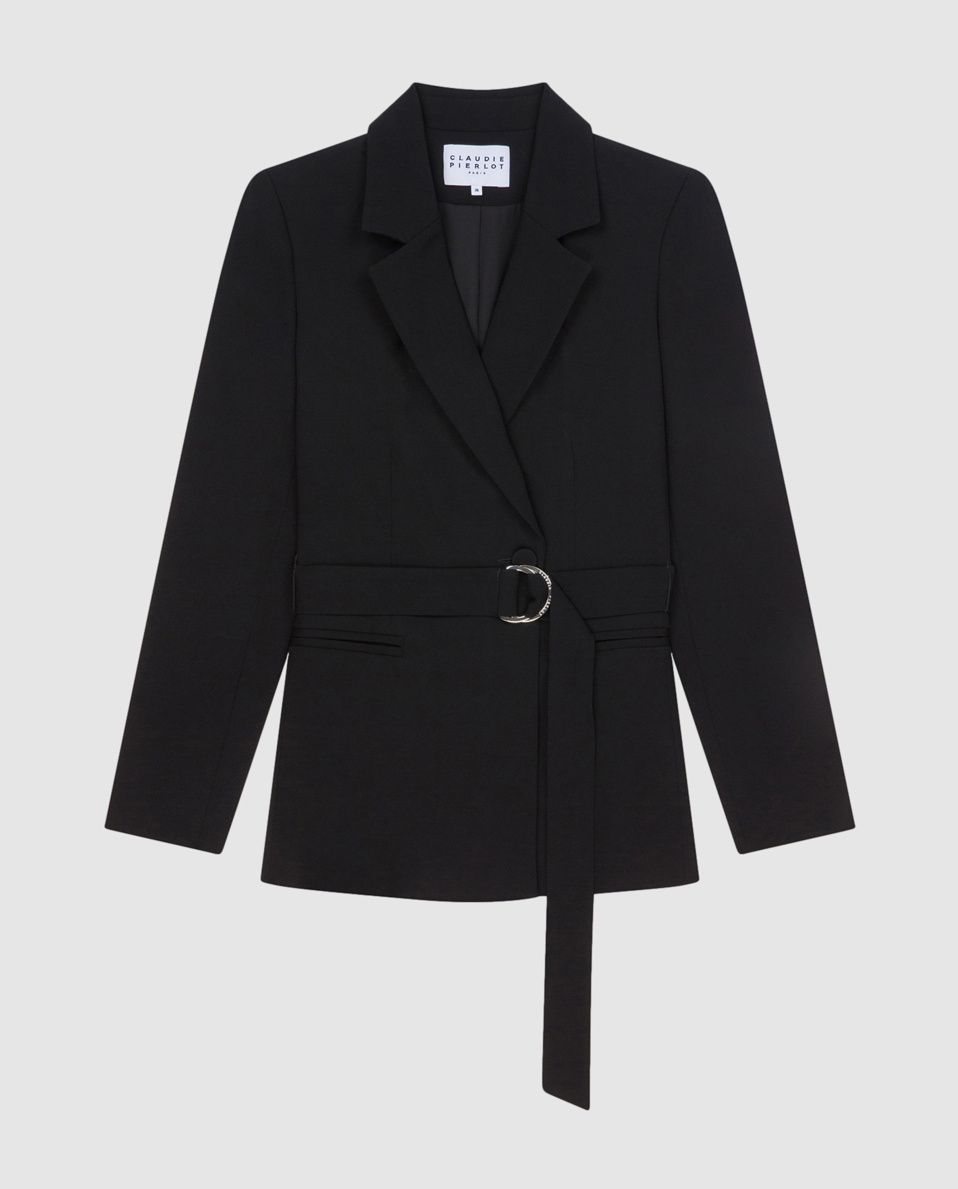Chaqueta sastre de mujer entallada - Claudie Pierlot - Negro Negro-6
