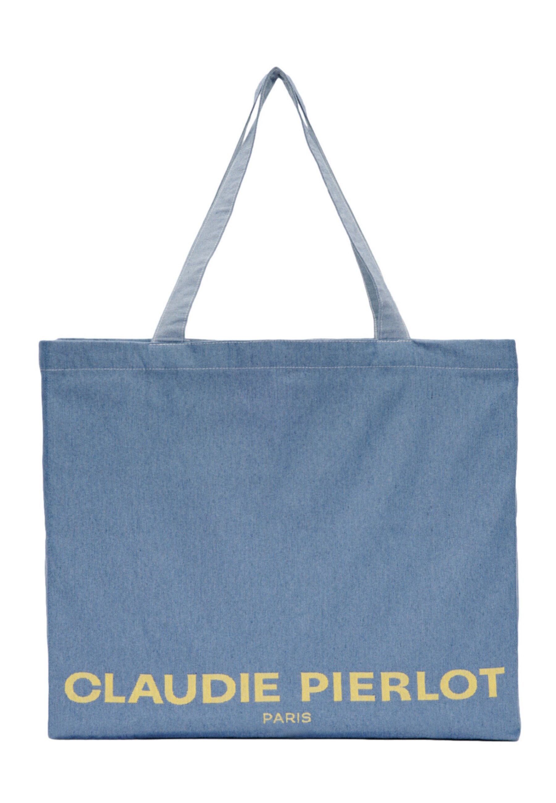 Bolso de hombro tipo bolsa color - Claudie Pierlot - Azul Azul-4