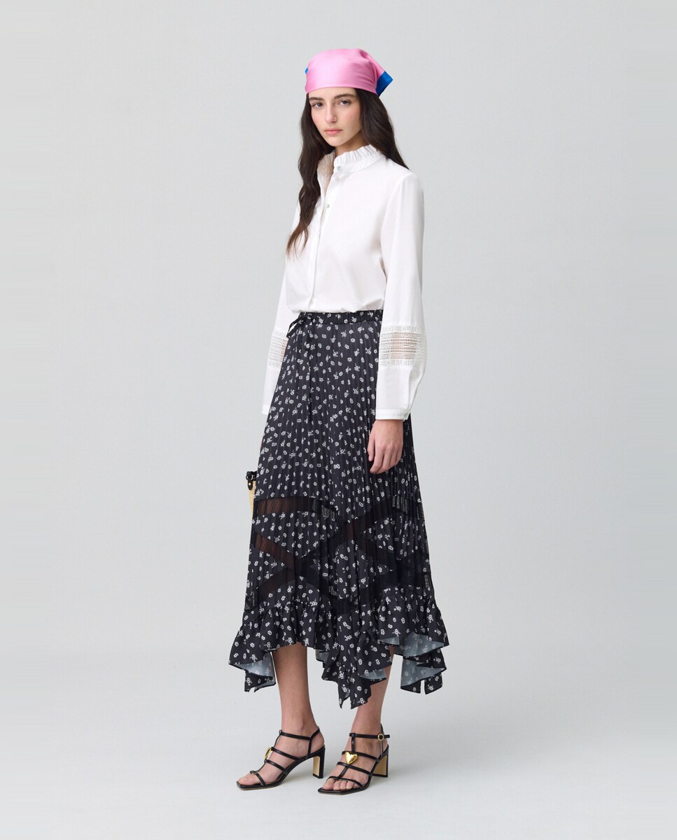 Falda Estampada Falda Larga Plisada El Corte Ingles Faldas Midi El