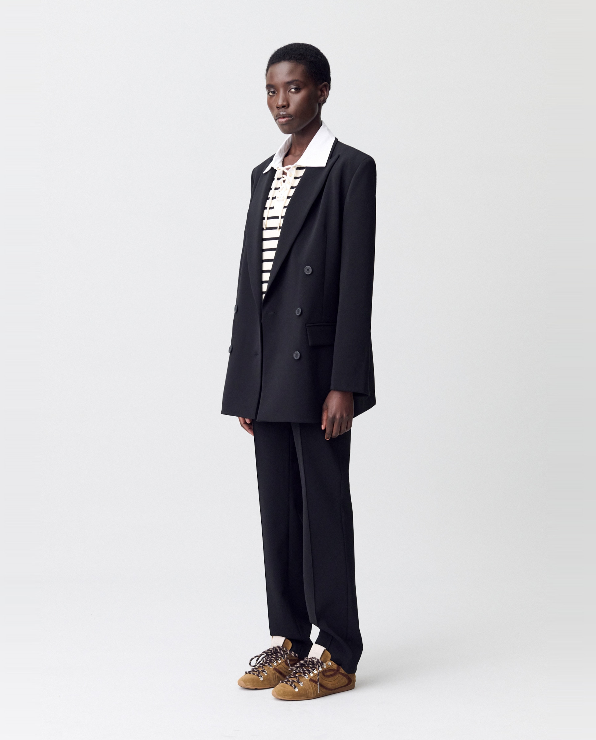 Americana de mujer de traje - Claudie Pierlot - Negro Negro-3
