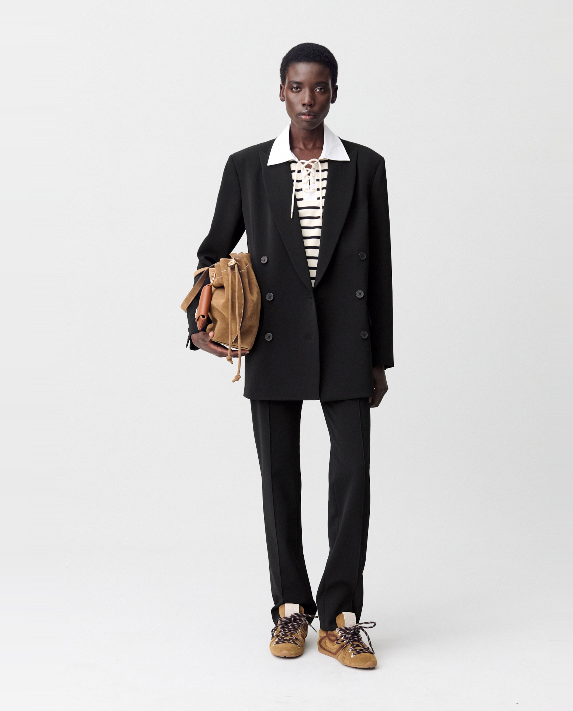 Americana de mujer de traje - Claudie Pierlot - Negro Negro-4