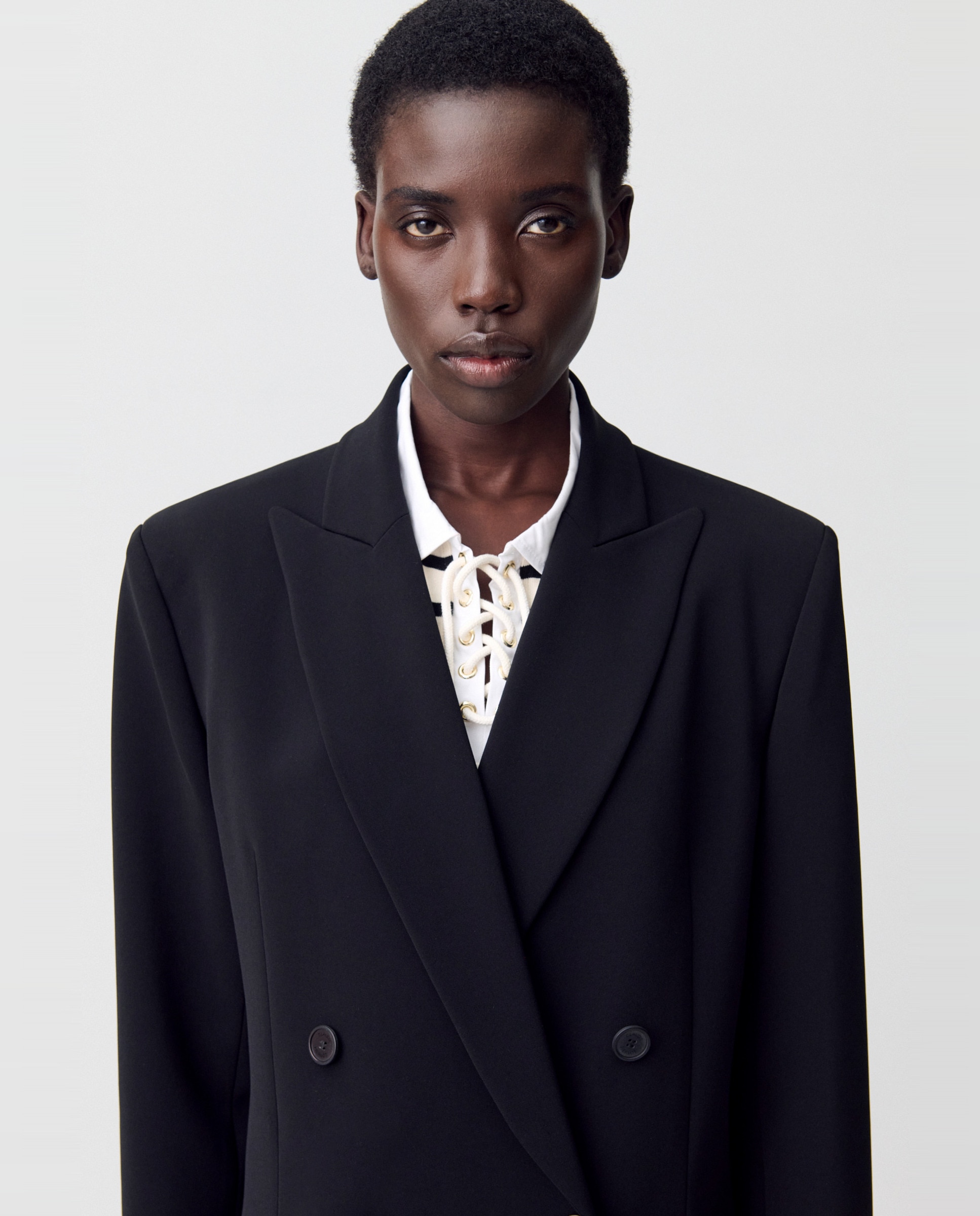 Americana de mujer de traje - Claudie Pierlot - Negro Negro-5