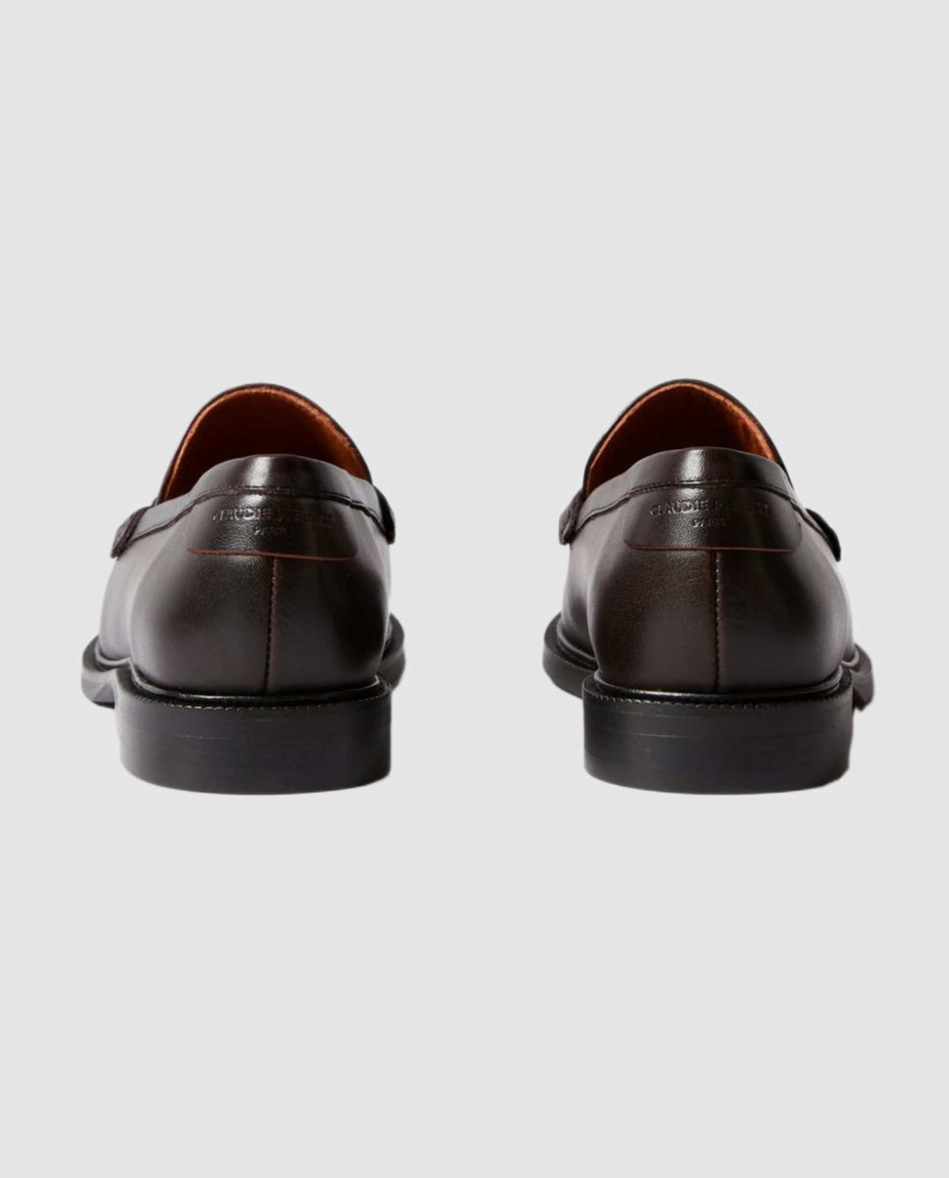 Mocasines de mujer de cuero color chocolate - Claudie Pierlot - Marrón oscuro Marrón oscuro-5