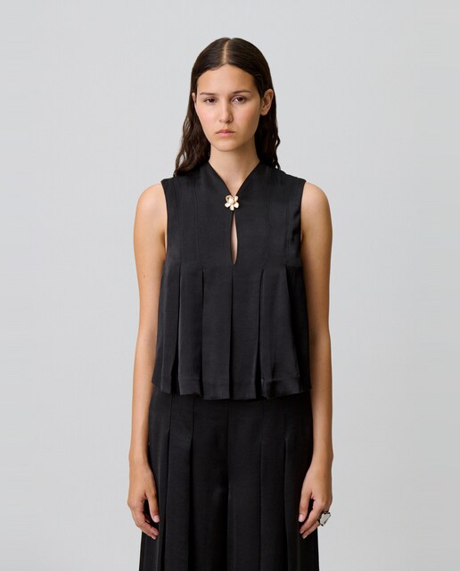 Imagen 0 de Top de mujer sin mangas fluido