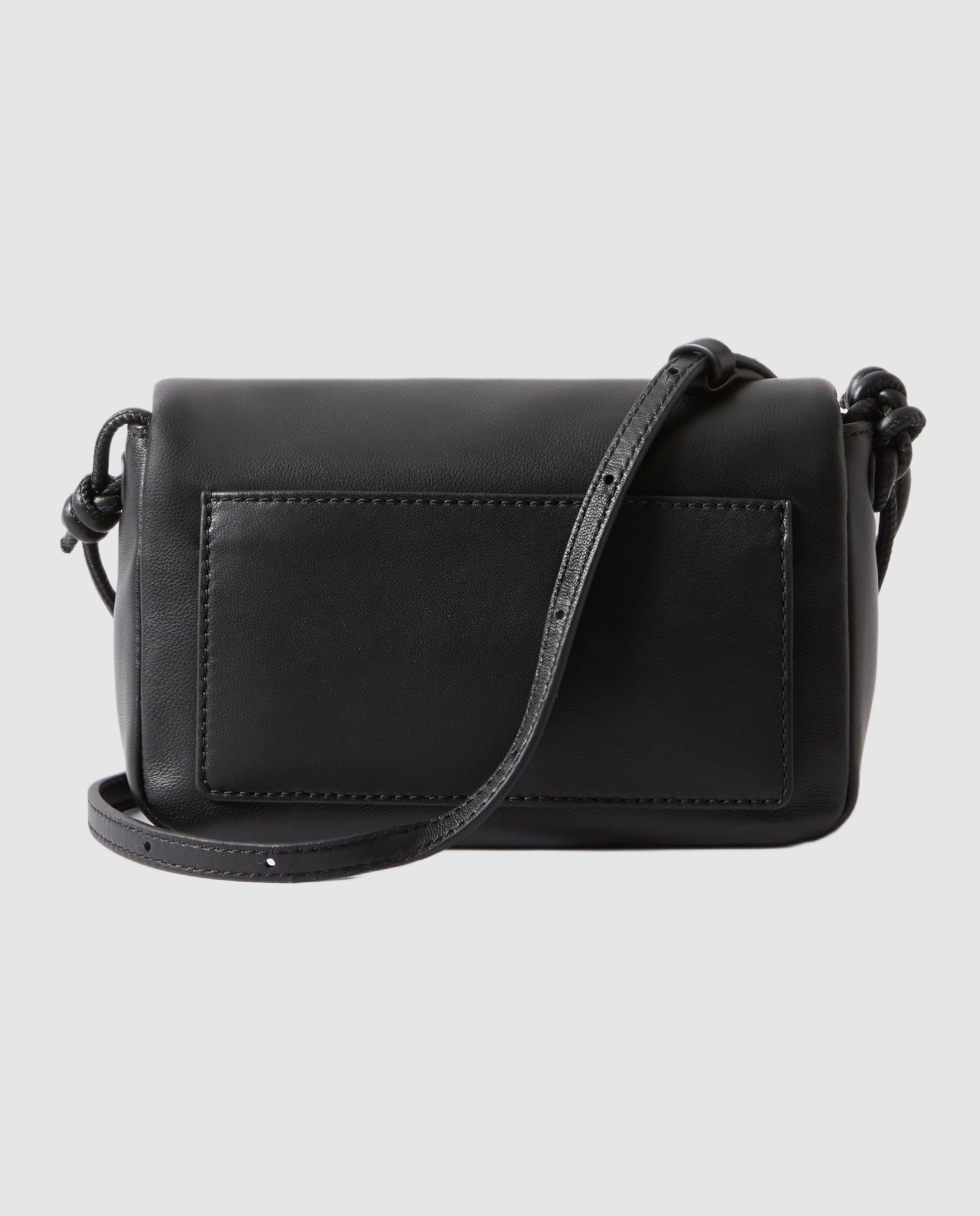Bandolera de mujer city con solapa y cierre magnético - Claudie Pierlot - Negro Negro-4