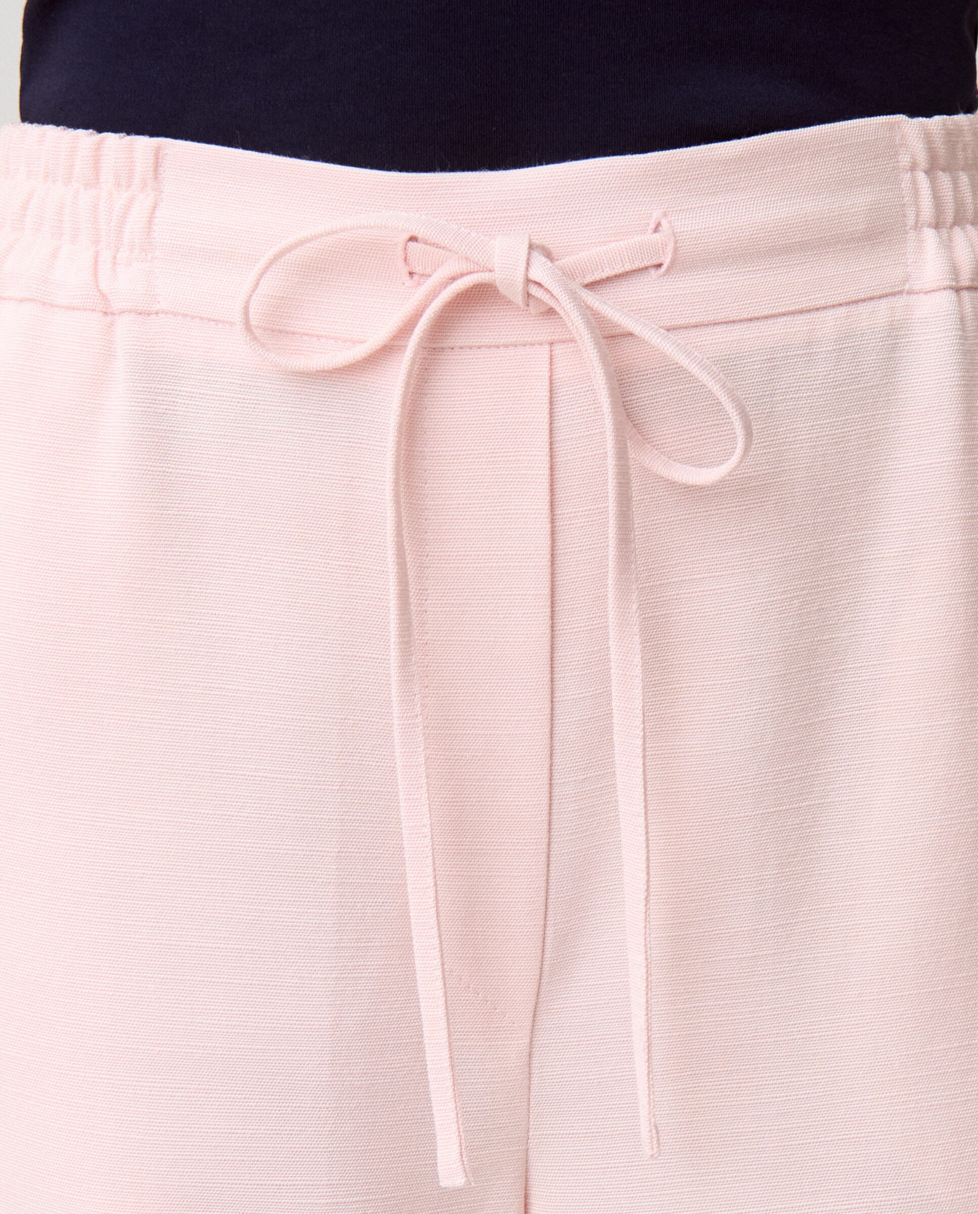 Pantalones anchos de mujer fluidos de pernera ancha - Claudie Pierlot - Rosa claro Rosa claro-5