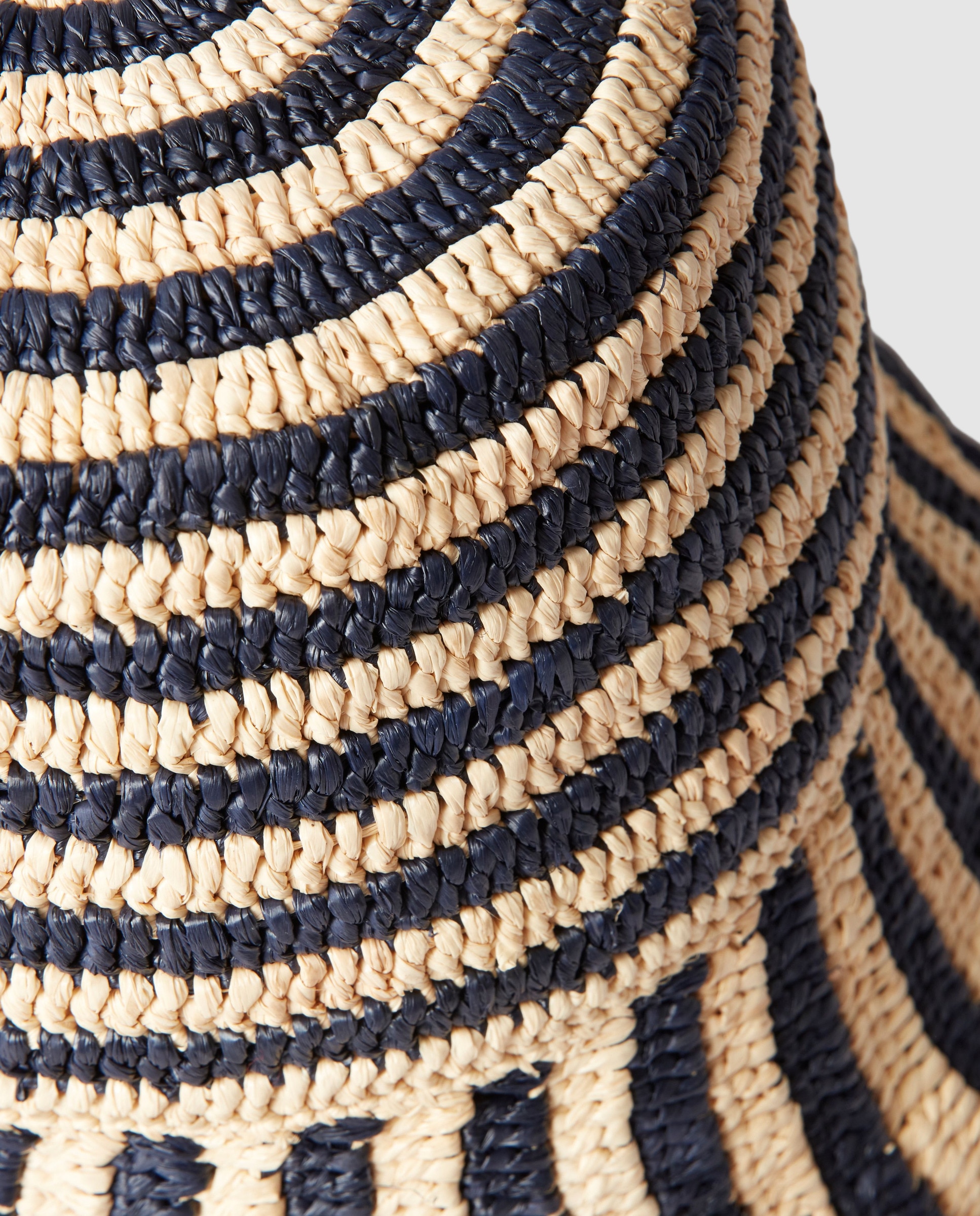 Sombrero de mujer de rafia de ala ancha trenzado bicolor - Claudie Pierlot - Multicolor Multicolor-2