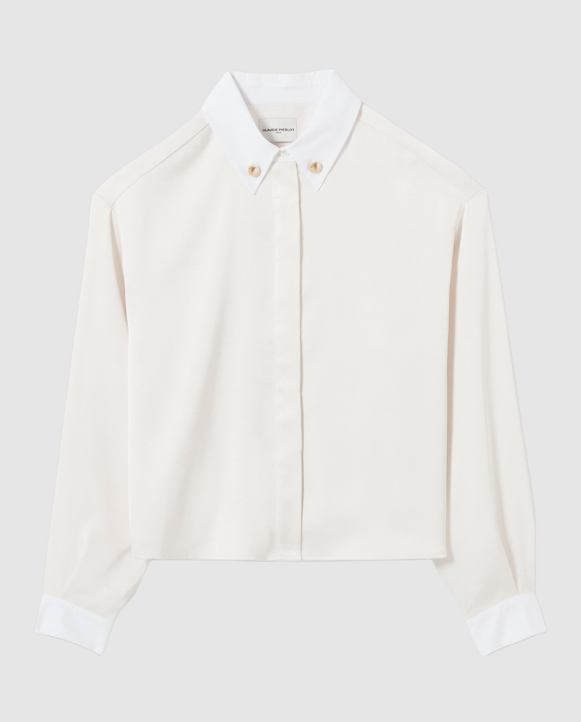 Camisa de mujer con cuello detallado - Claudie Pierlot - Multicolor Multicolor-6
