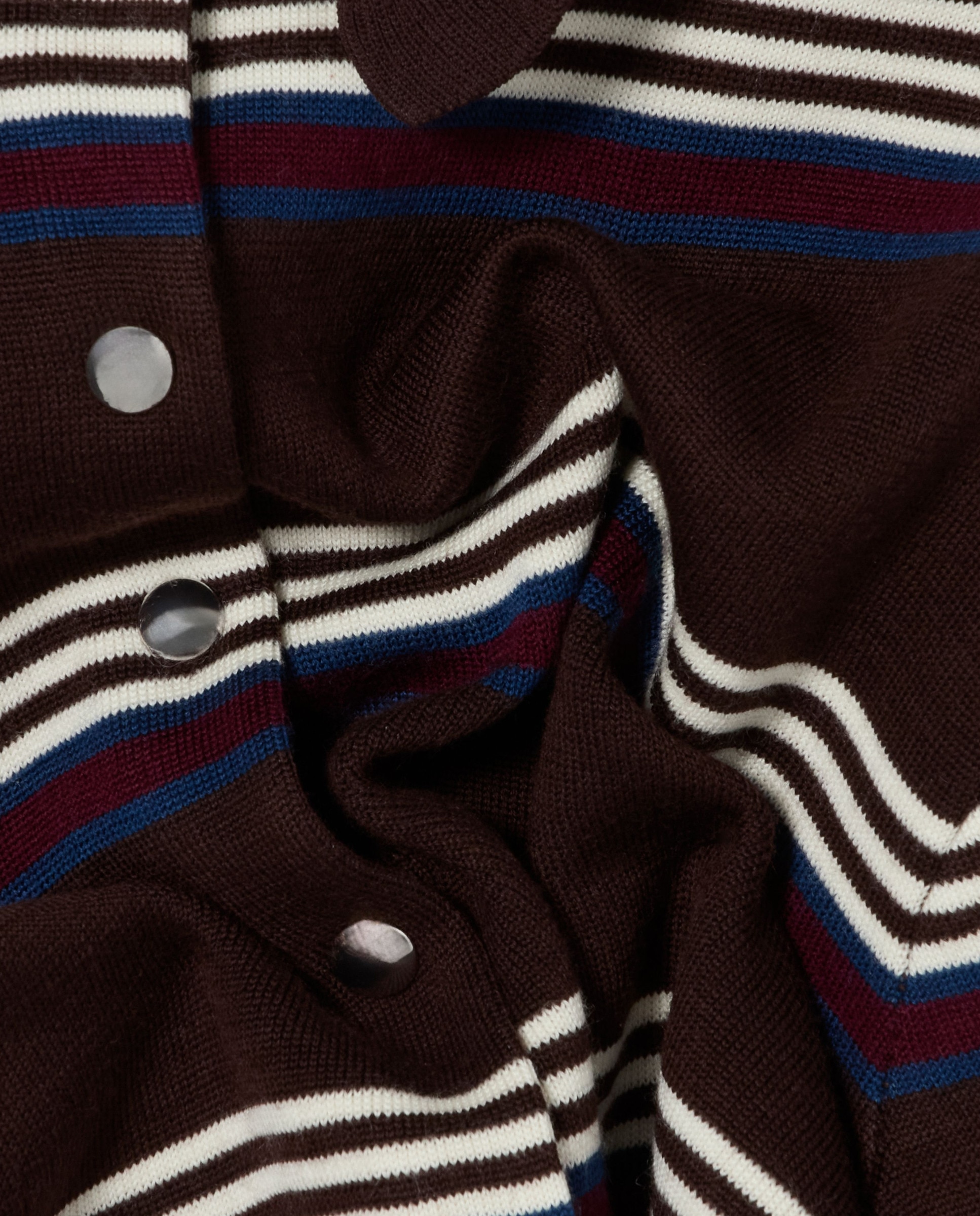 Cárdigan de punto de mujer a rayas de manga larga - Claudie Pierlot - Multicolor Multicolor-6