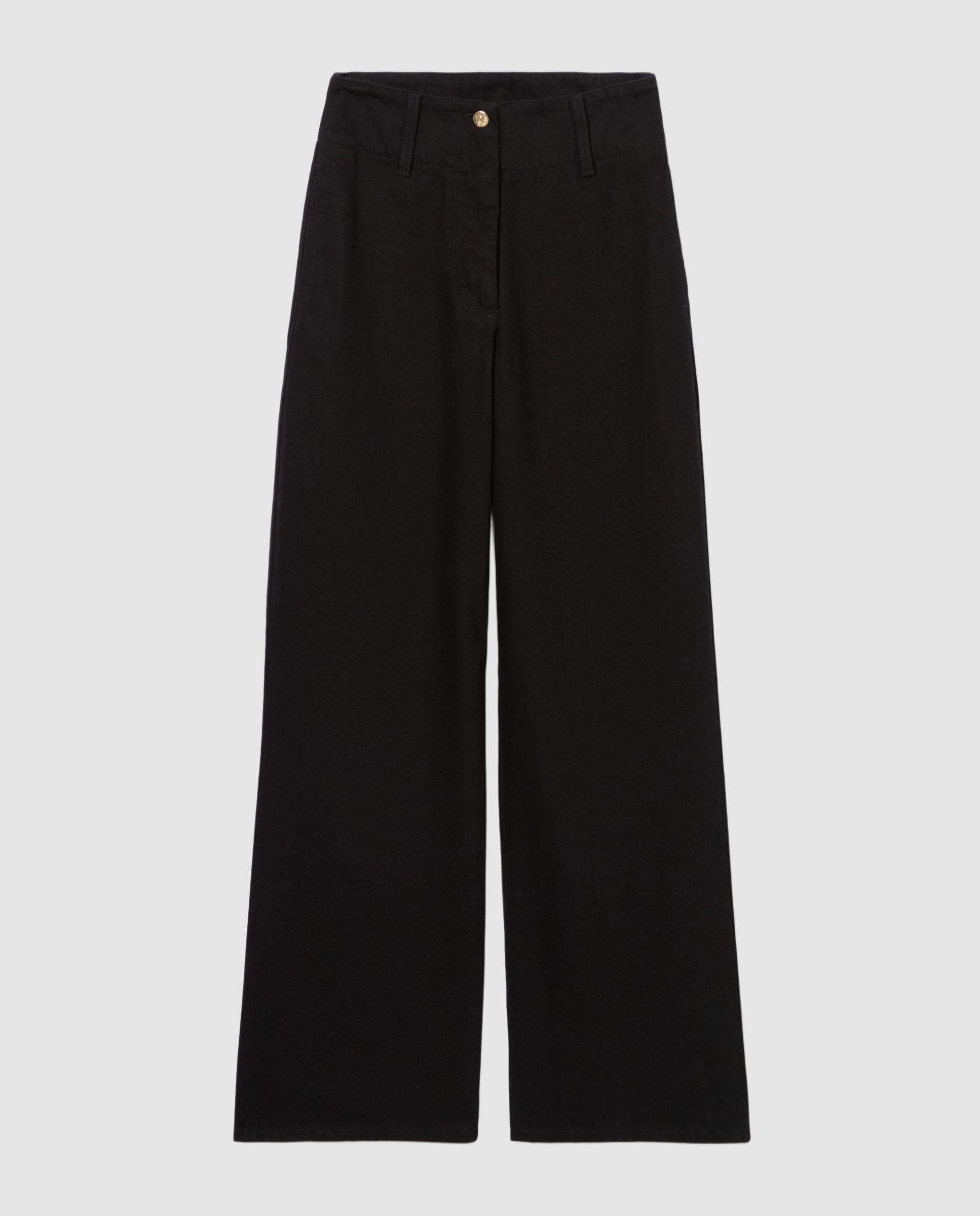 Vaquero de mujer ancho y recto - Claudie Pierlot - Negro Negro-5
