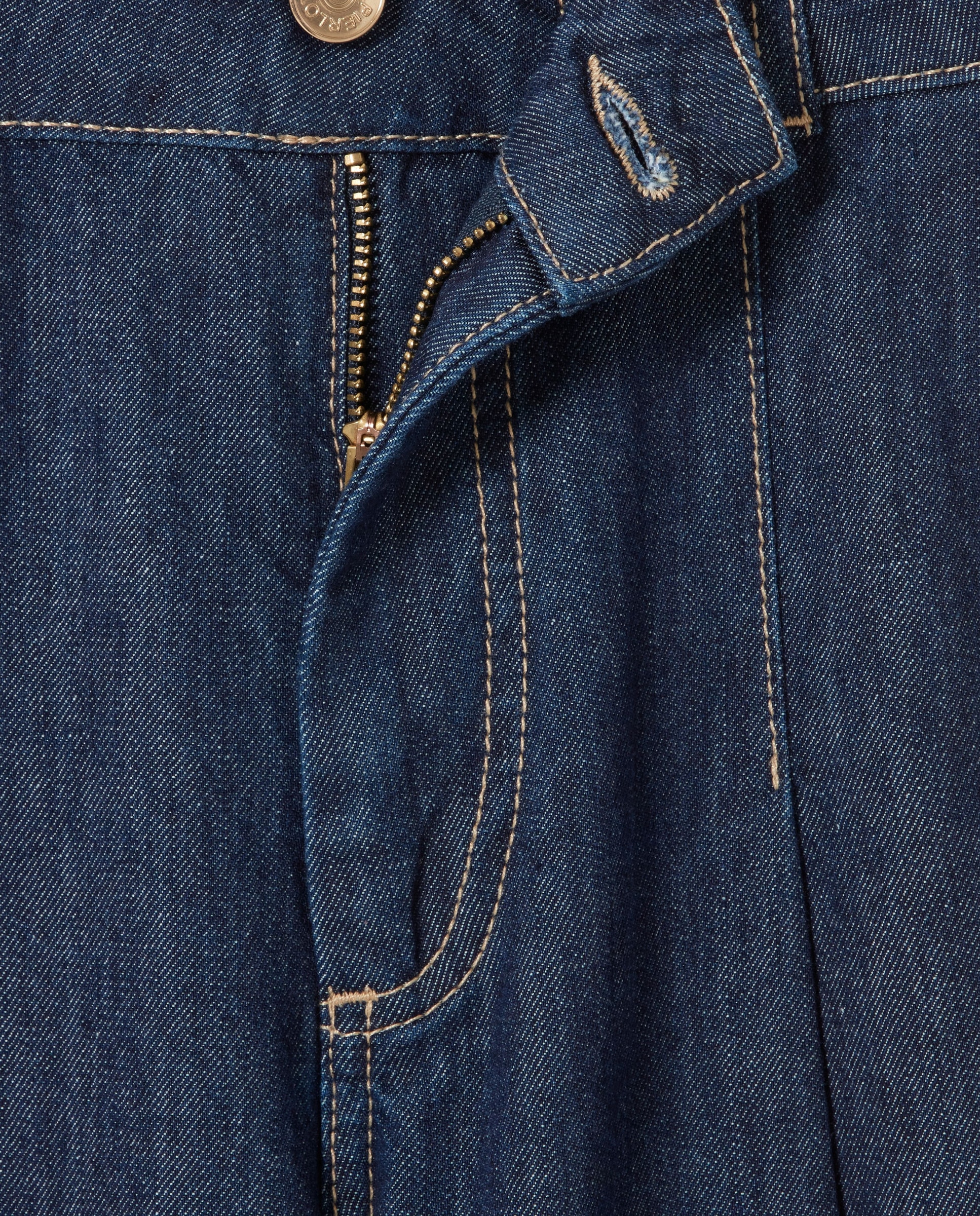 Vaquero recto de mujer suave y desenfadado - Claudie Pierlot - Azul Azul-7
