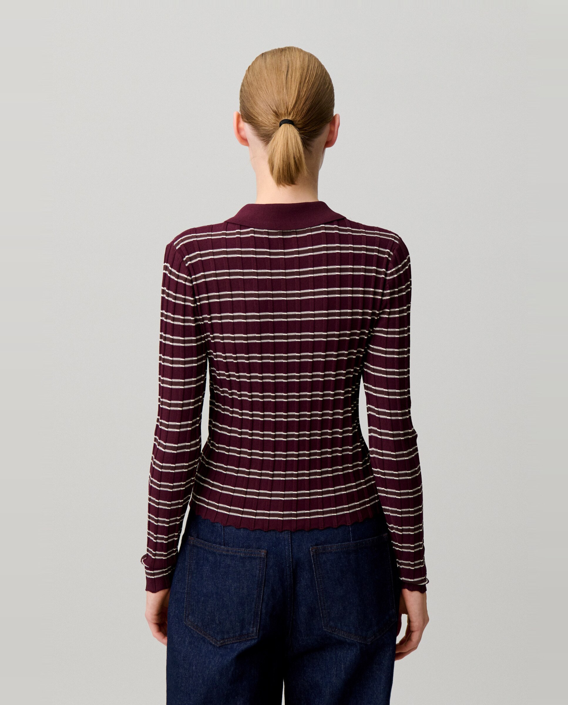 Jersey de mujer fino a rayas - Claudie Pierlot - Multicolor Multicolor-2